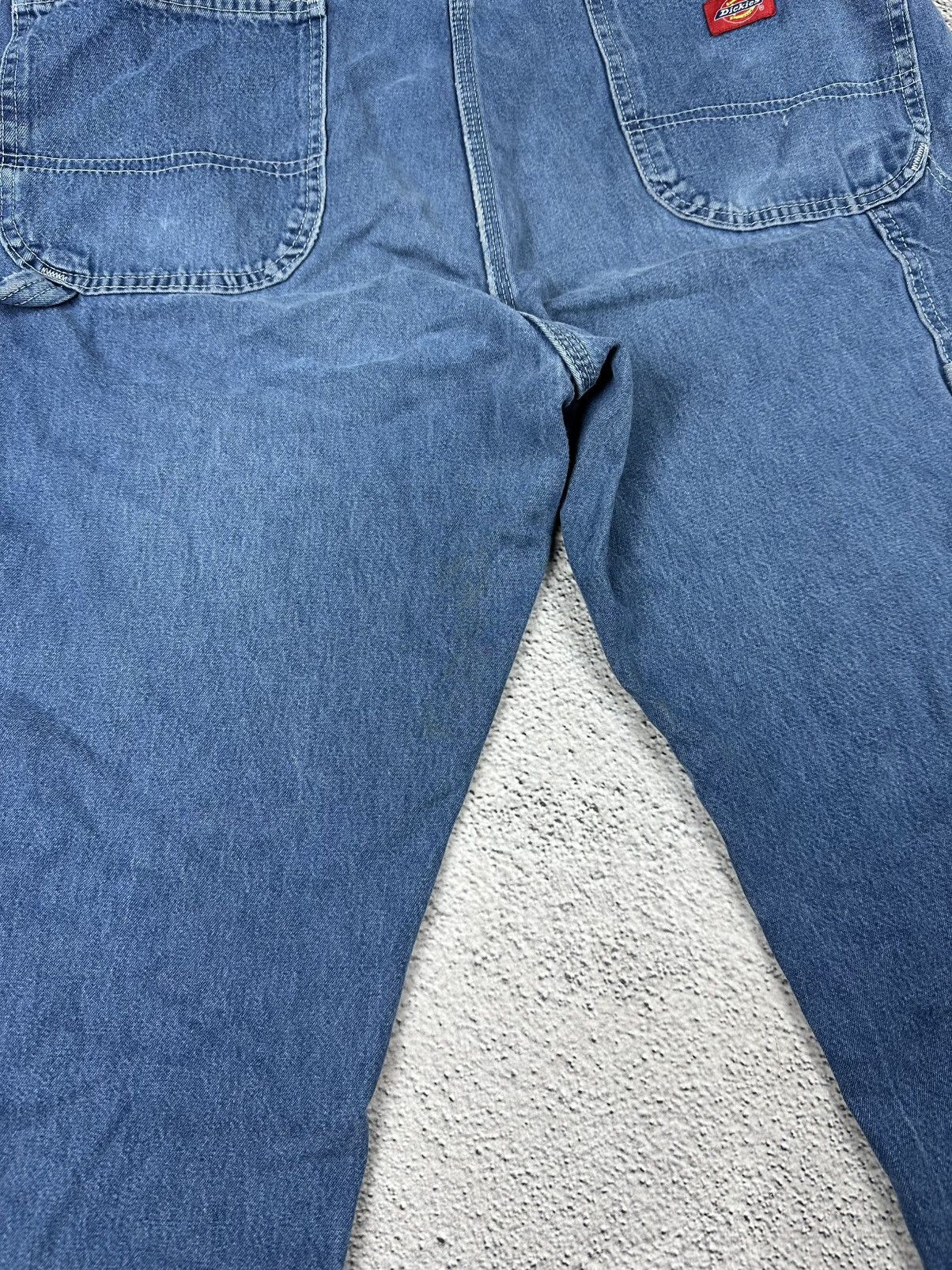 Dickies Vintage Dickies Washed Denim Blue Jeans Carpenter Y2K Baggy Size US 38 / EU 54 - 5 Thumbnail