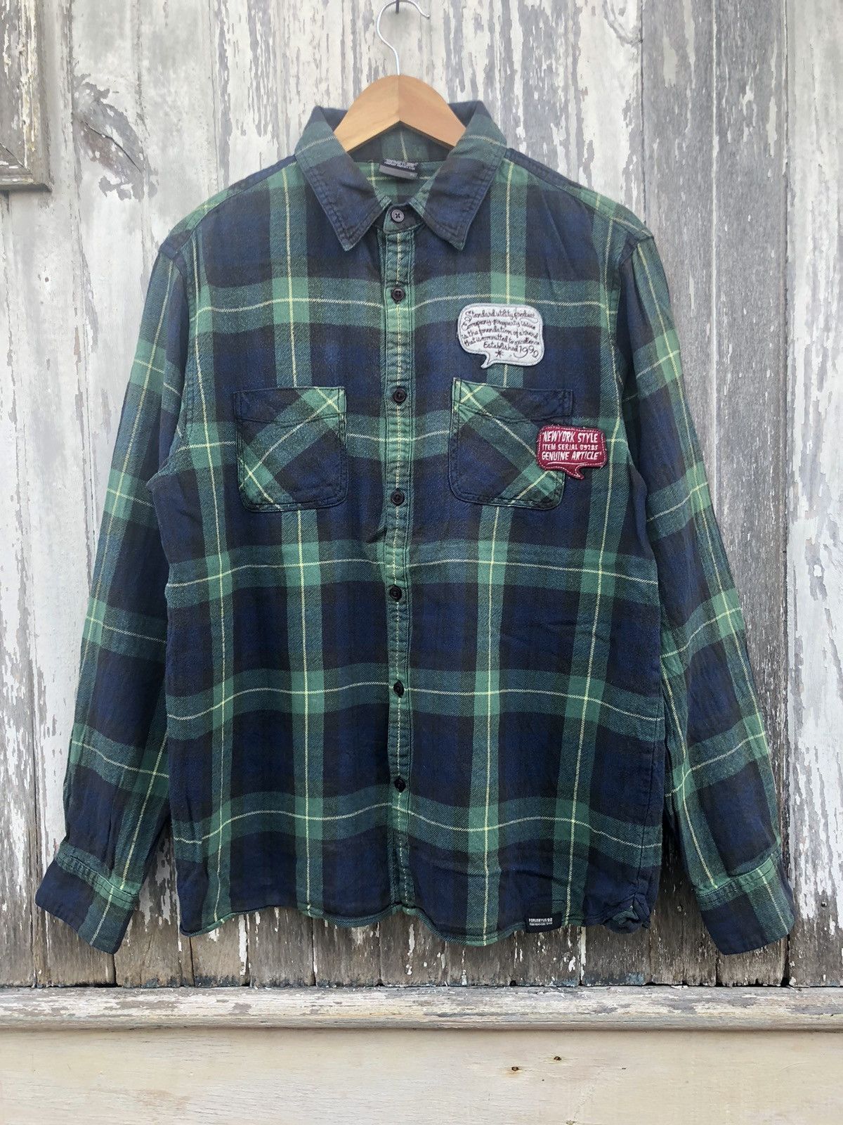 🔥Vintage Y2K🔥Fubu collection Plaid Flannel Longsleeve