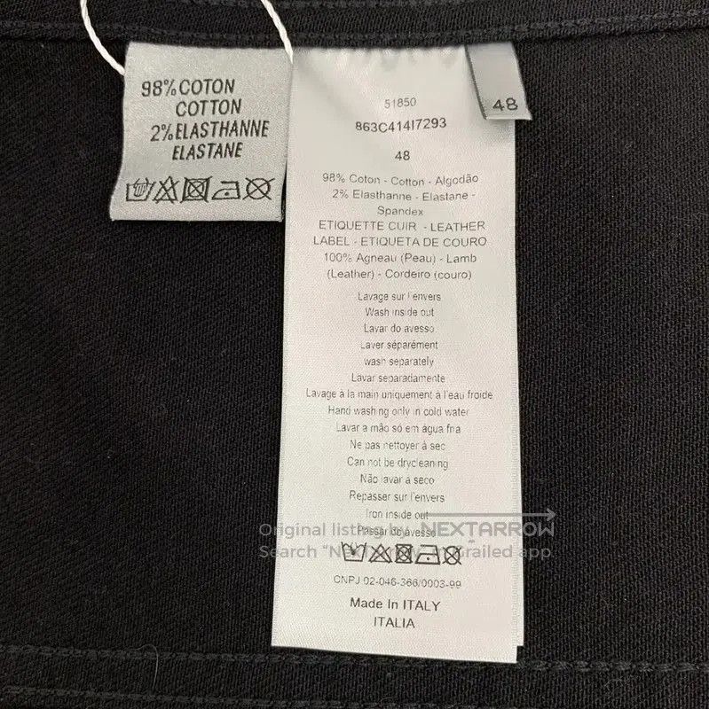 Dior Dior Black Cotton Men's Outerwear Jacket . Size US M / EU 48-50 / 2 - 6 Thumbnail