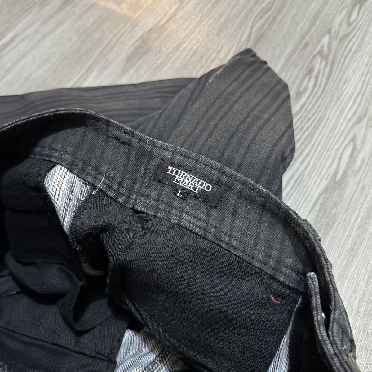 Tornado Mart Tornado Mart Denim Stripe Pants Size US 29 - 4 Thumbnail