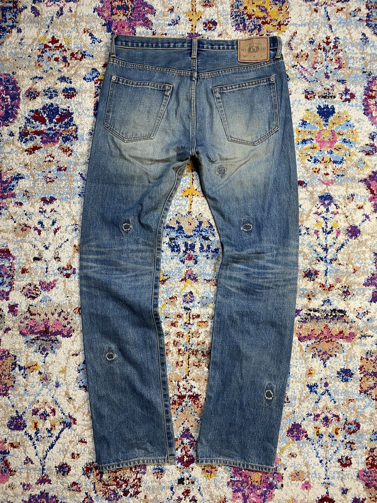 Paul Smith Selvedge Paul Smith Red Ear Japan Rework Patch Denim Jeans Size US 34 / EU 50 - 3 Thumbnail