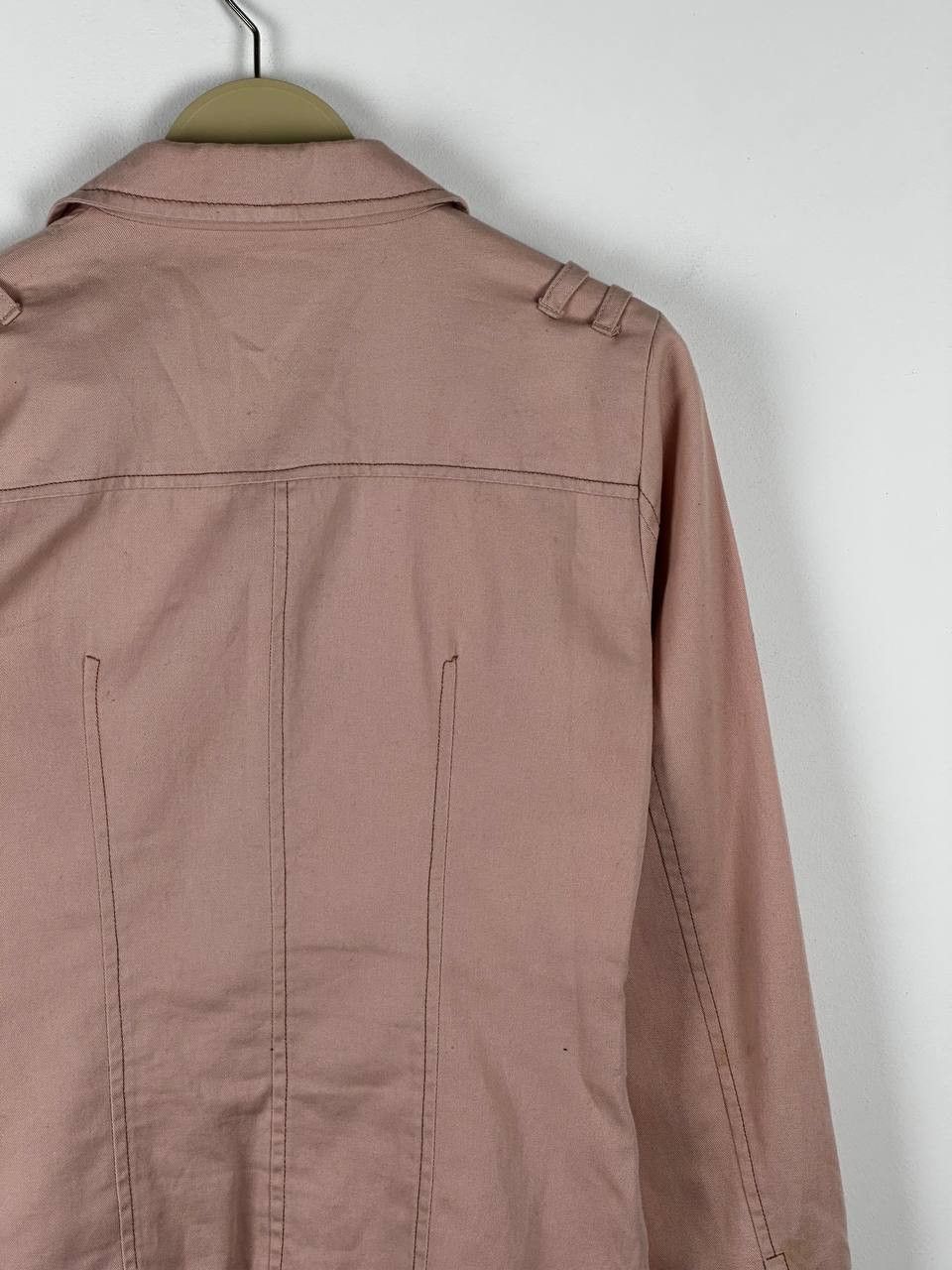 Morgan Homme × Vintage Morgan de Toi Avant Garde Y2K Pink Blazer Jacket Size S / US 4 / IT 40 - 12 Thumbnail