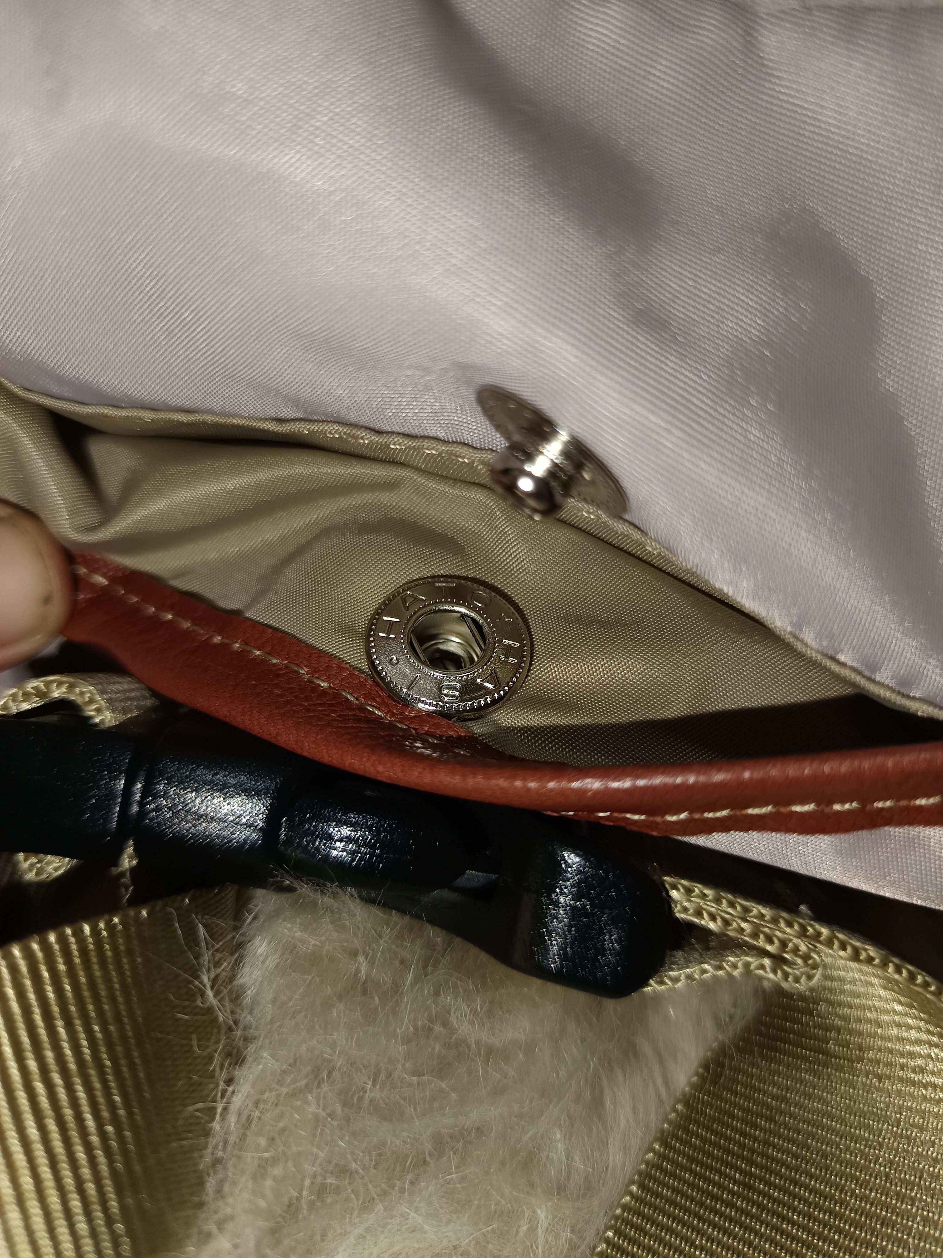 Y's × Yohji Yamamoto Waist bag leather trim Size ONE SIZE - 3 Thumbnail