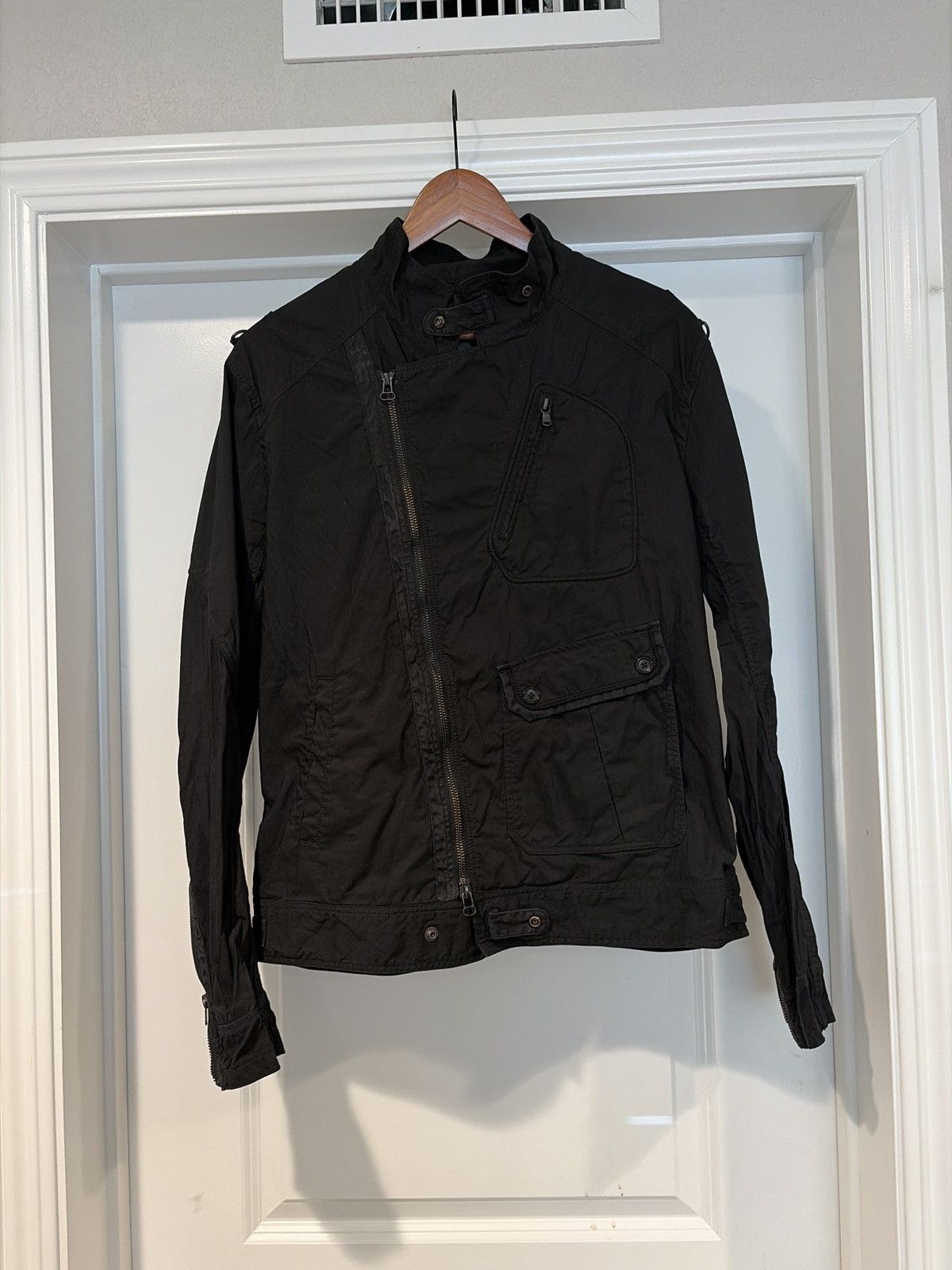 Japanese Brand Halb asymmetric biker jacket Size US M / EU 48-50 / 2 - 1 Thumbnail