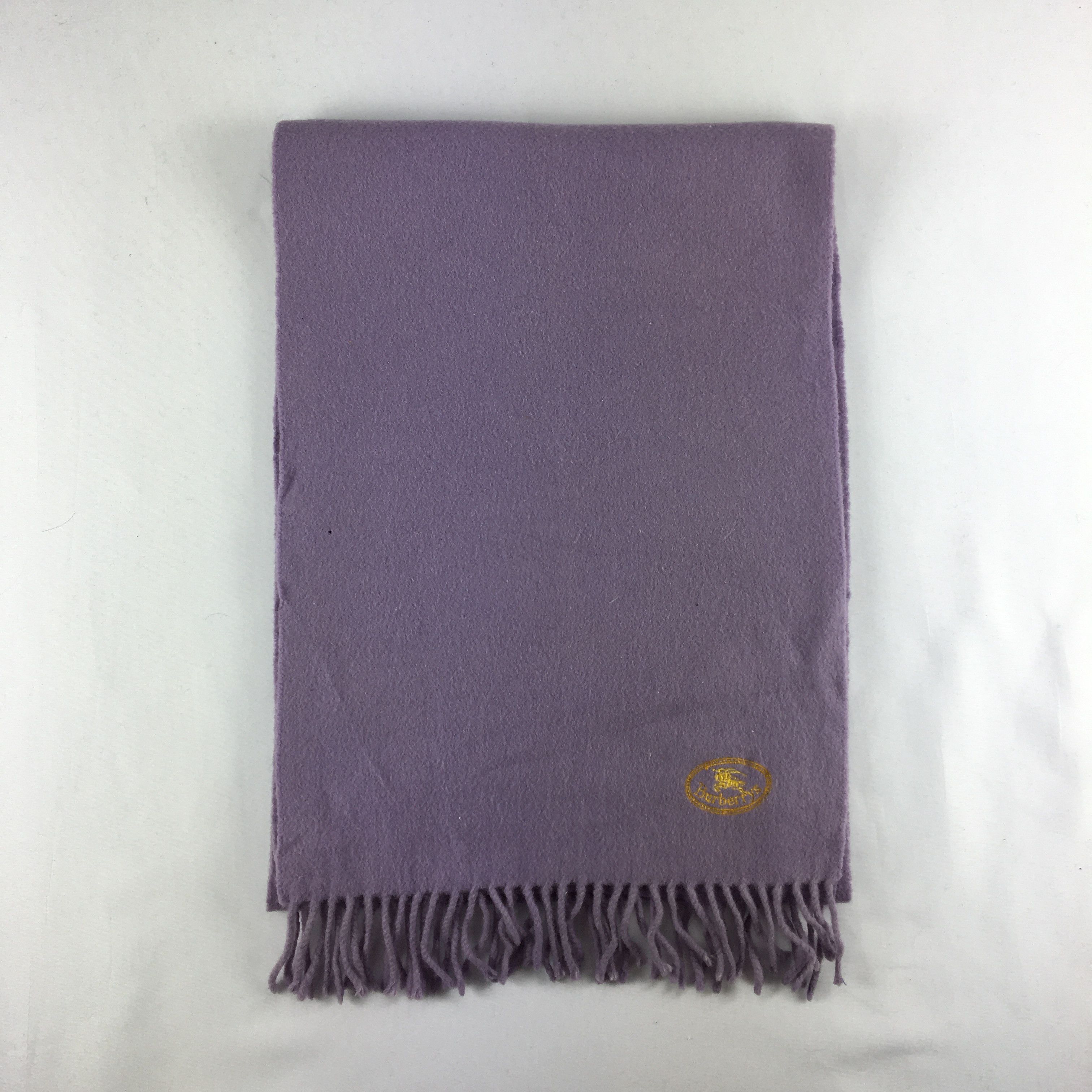 Burberry Vintage Burberry Scarf Muffler Wool Cashmere Scarves Size ONE SIZE - 2 Thumbnail