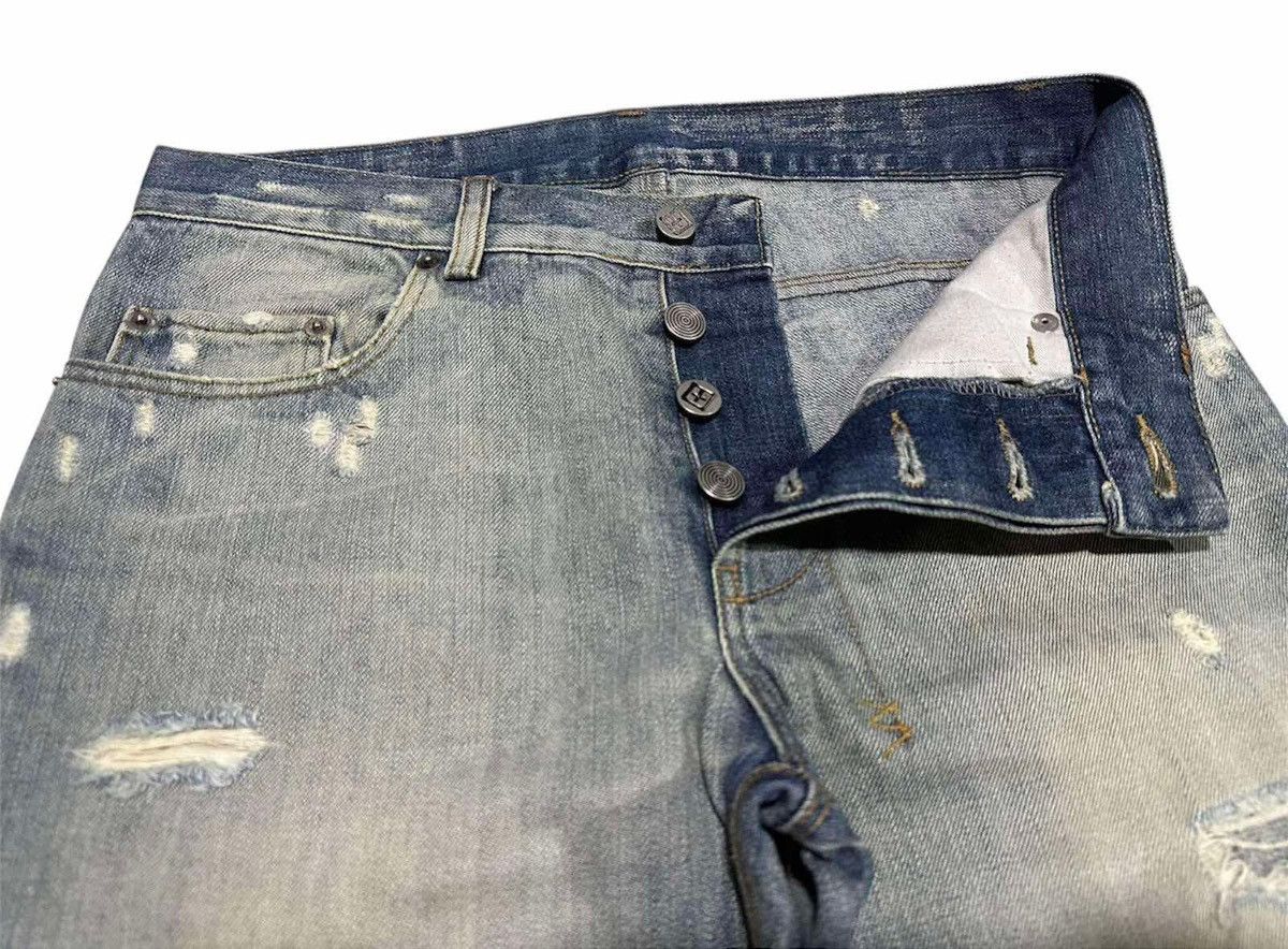 Ksubi 🔥Y2K Ksubi Mud Wash Denim Distressed Size US 31 - 7 Thumbnail