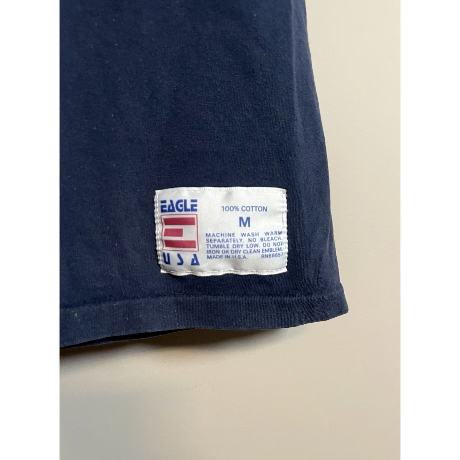 Vintage Vintage 90s PHA Price Hall Affiliate Single Stitch Shirt M Blue Cotton Crew Neck Size US M / EU 48-50 / 2 - 4 Thumbnail