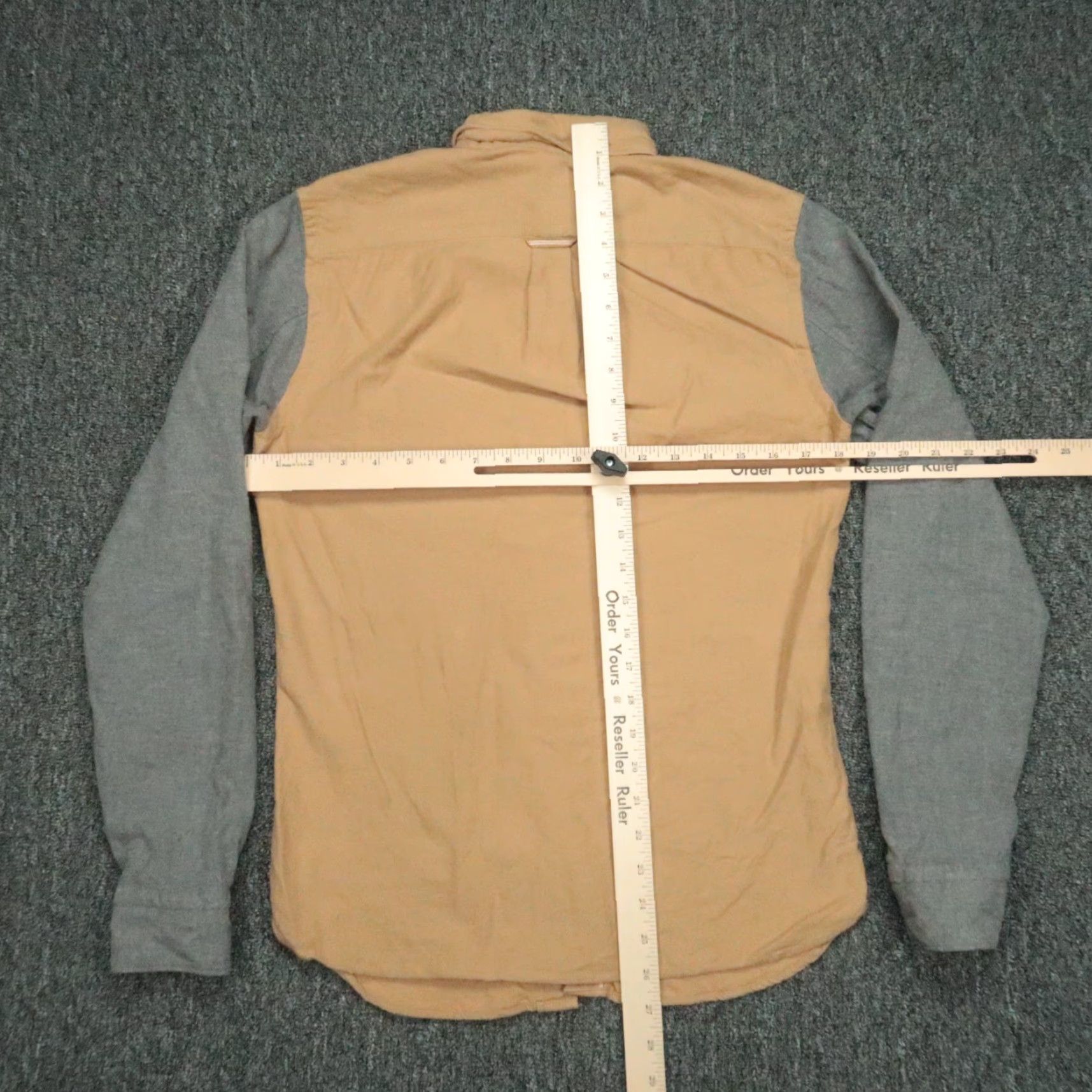 Todd Snyder VINTAGE Todd Snyder Shirt Mens XS Brown Gray Wool Block Button-Up Long Sleeve Collared Size US XS / EU 42 / 0 - 7 Thumbnail