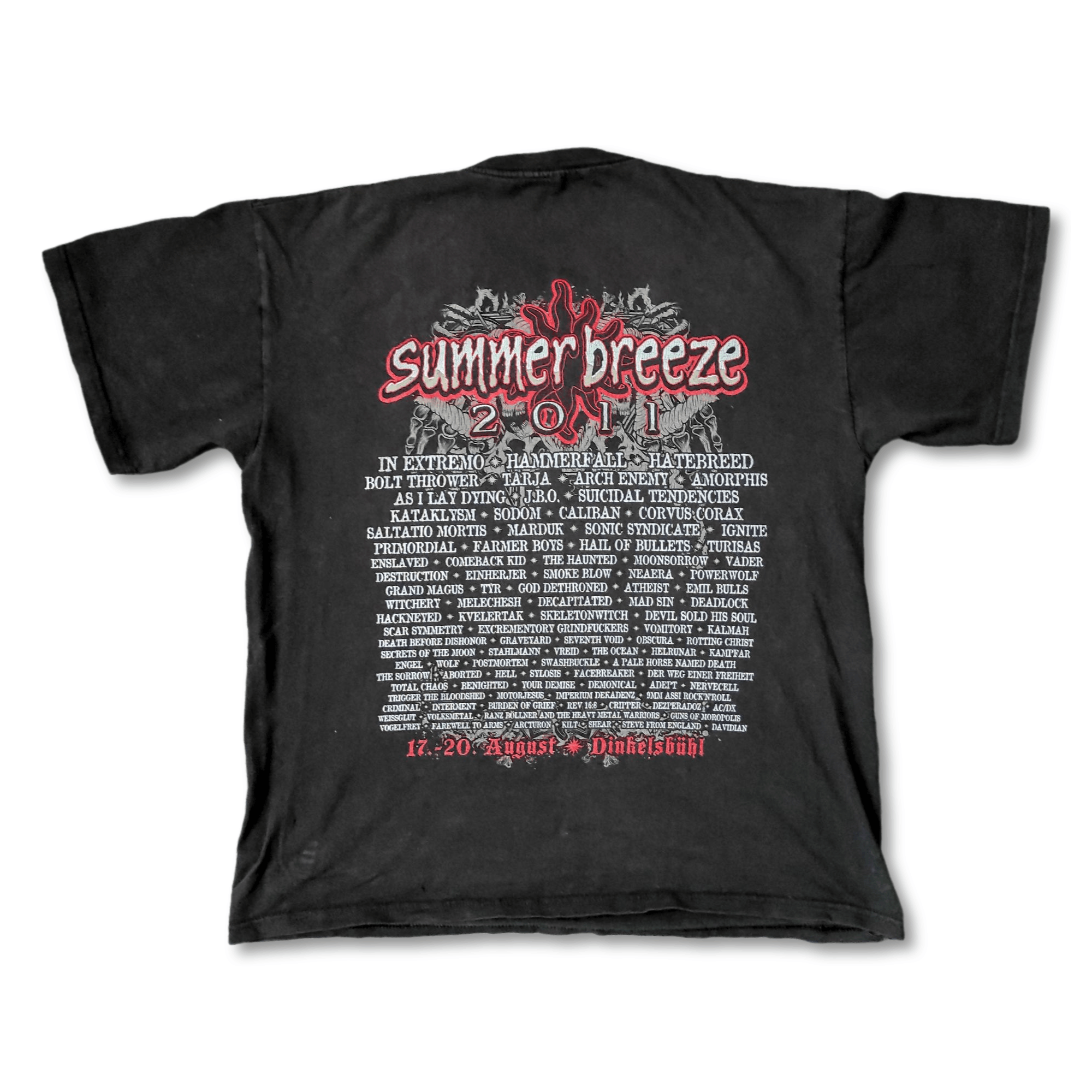 Band Tees Summer Breeze 2011 17-20 August Artist T-Shirt Heavy Metal Size US L / EU 52-54 / 3 - 6 Thumbnail