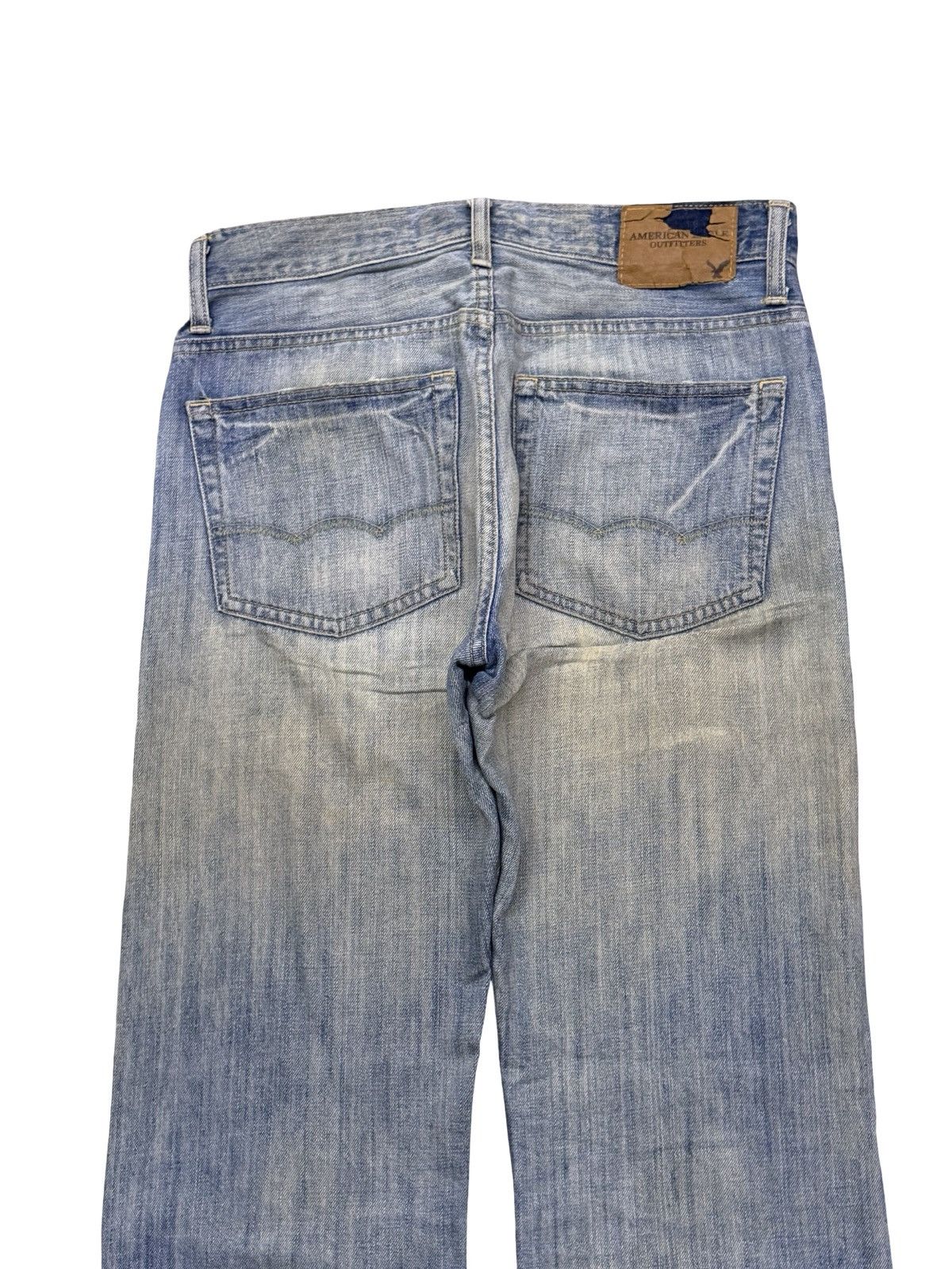 American Eagle Outfitters Vintage American Eagle Denim Jeans Y2K Vintage Faded Wash 33 Size US 33 - 5 Thumbnail