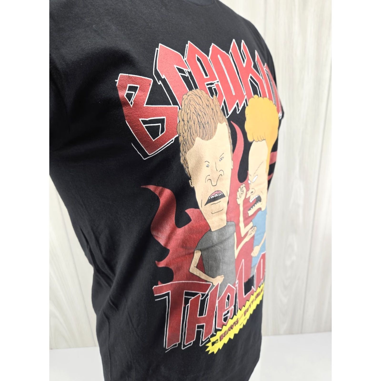 Vintage Beavis and Butthead Breaking The Law 2022 Black T-shirt Size SMALL Size US S / EU 44-46 / 1 - 7 Thumbnail
