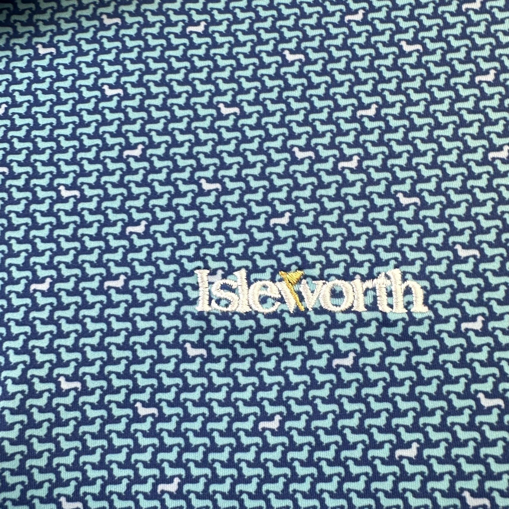 Peter Millar Peter Millar Polo Shirt Mens Medium Blue Summer Comfort All Over Print Dachsund Size US M / EU 48-50 / 2 - 4 Thumbnail
