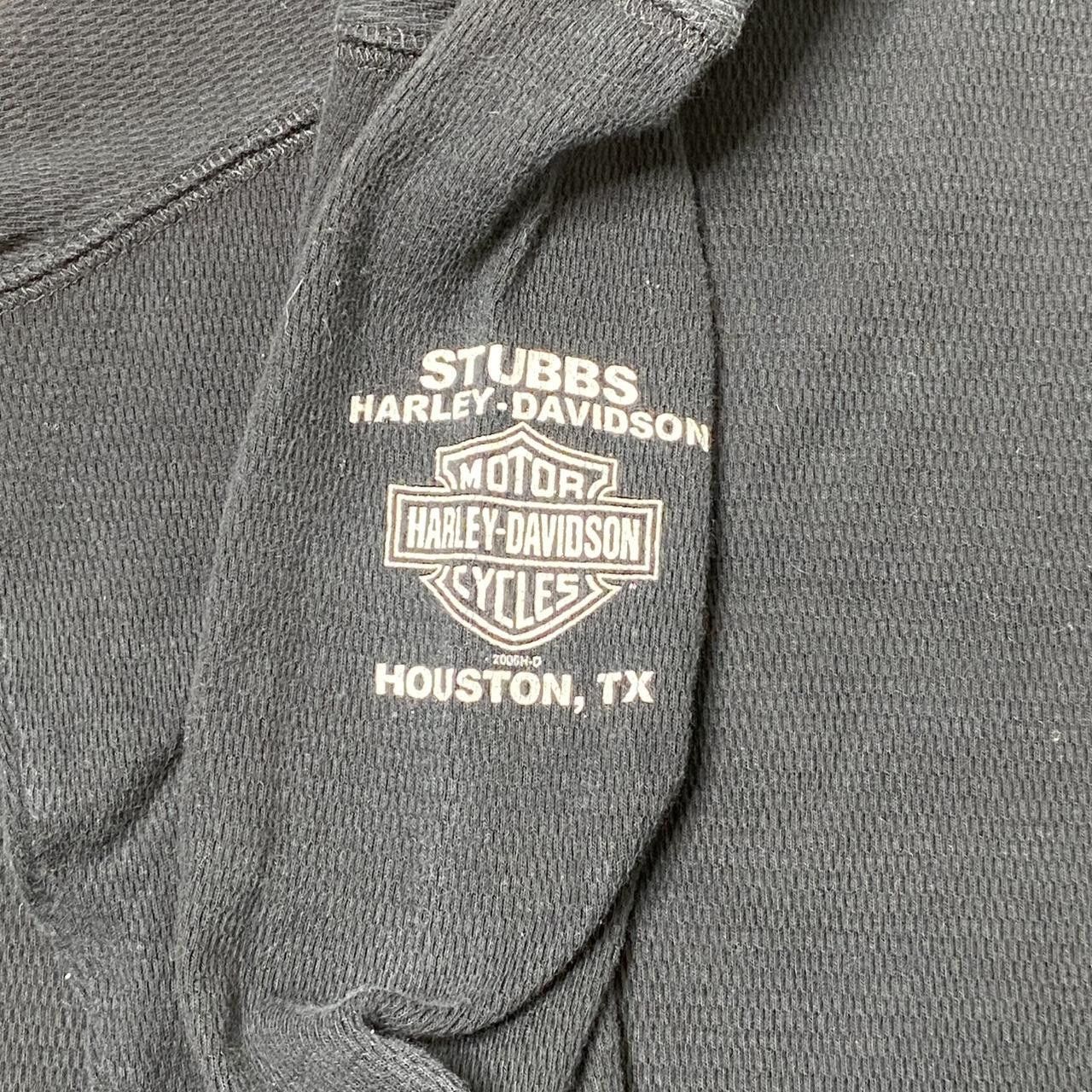 Harley Davidson Vintage Harley Davidson TX 2006 Thermal Biker Tee Size Large Size US L / EU 52-54 / 3 - 3 Thumbnail
