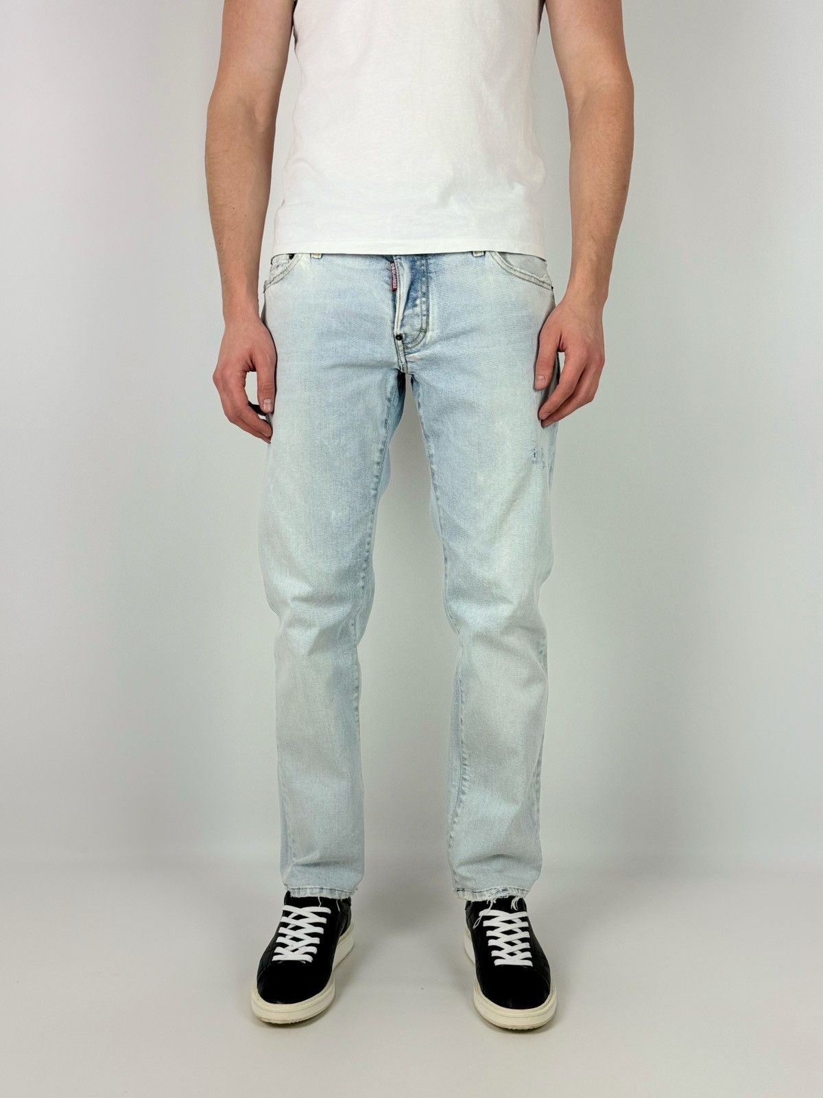 Dsquared2 Dsquared2 Iconic Denim Dept Dean & Dan Caten Washed Jeans Size US 35 - 1 Thumbnail