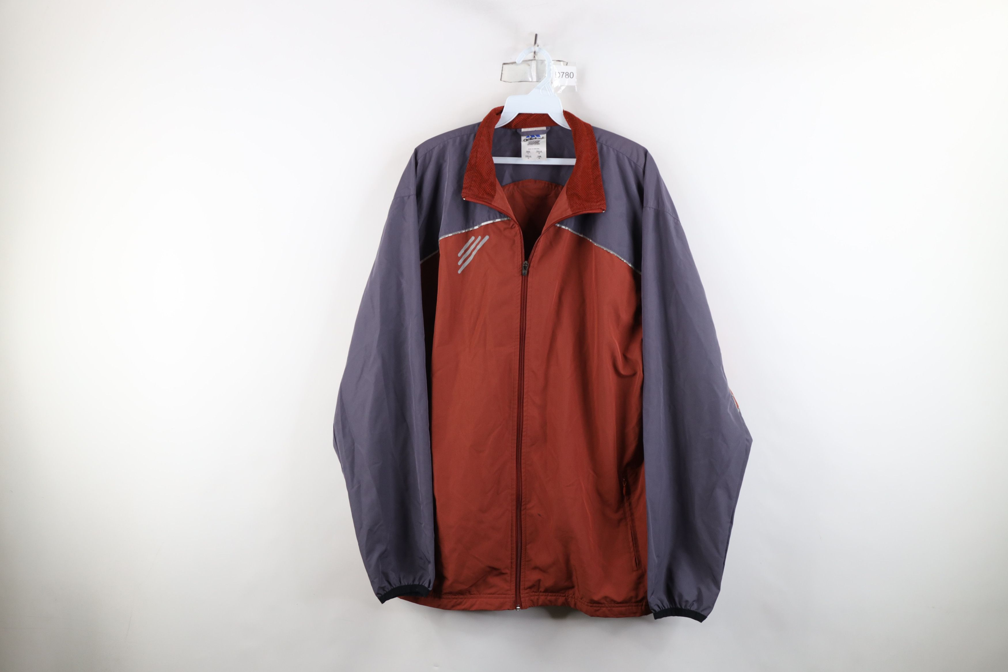 Adidas × Vintage Vintage 90s Adidas Spell Out Reflective Windbreaker Jacket Size US M / EU 48-50 / 2 - 1 Thumbnail