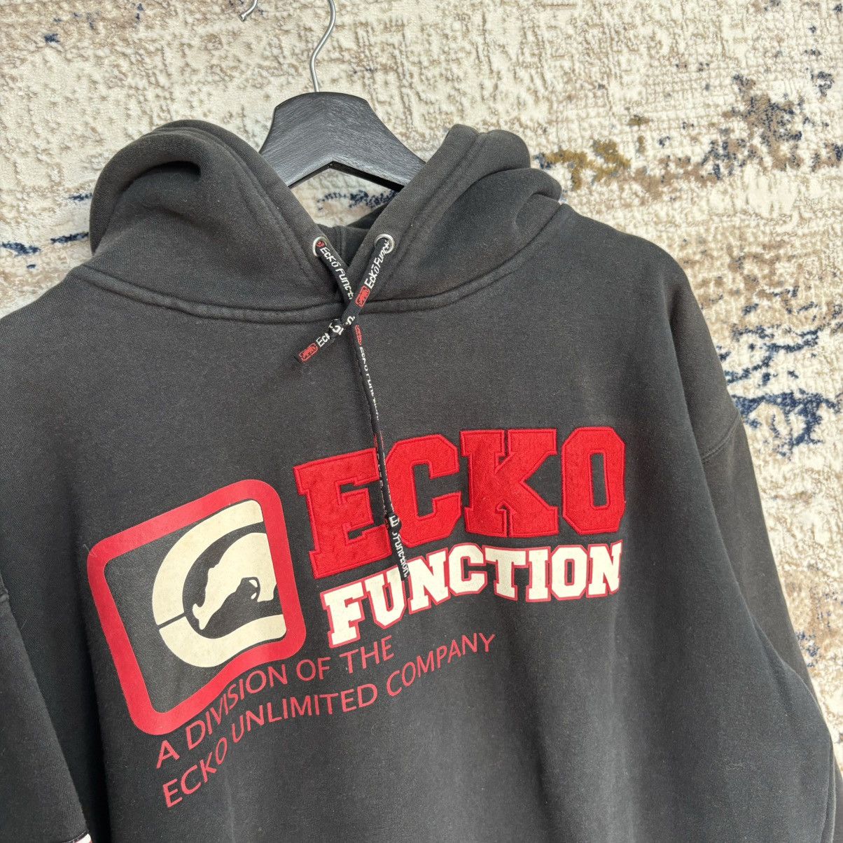 Ecko Unltd. × Vintage VINTAGE ECKO FUNCTION UNLTD BIG LOGO SWEATSHIRT HOODIE Size US XL / EU 56 / 4 - 3 Thumbnail