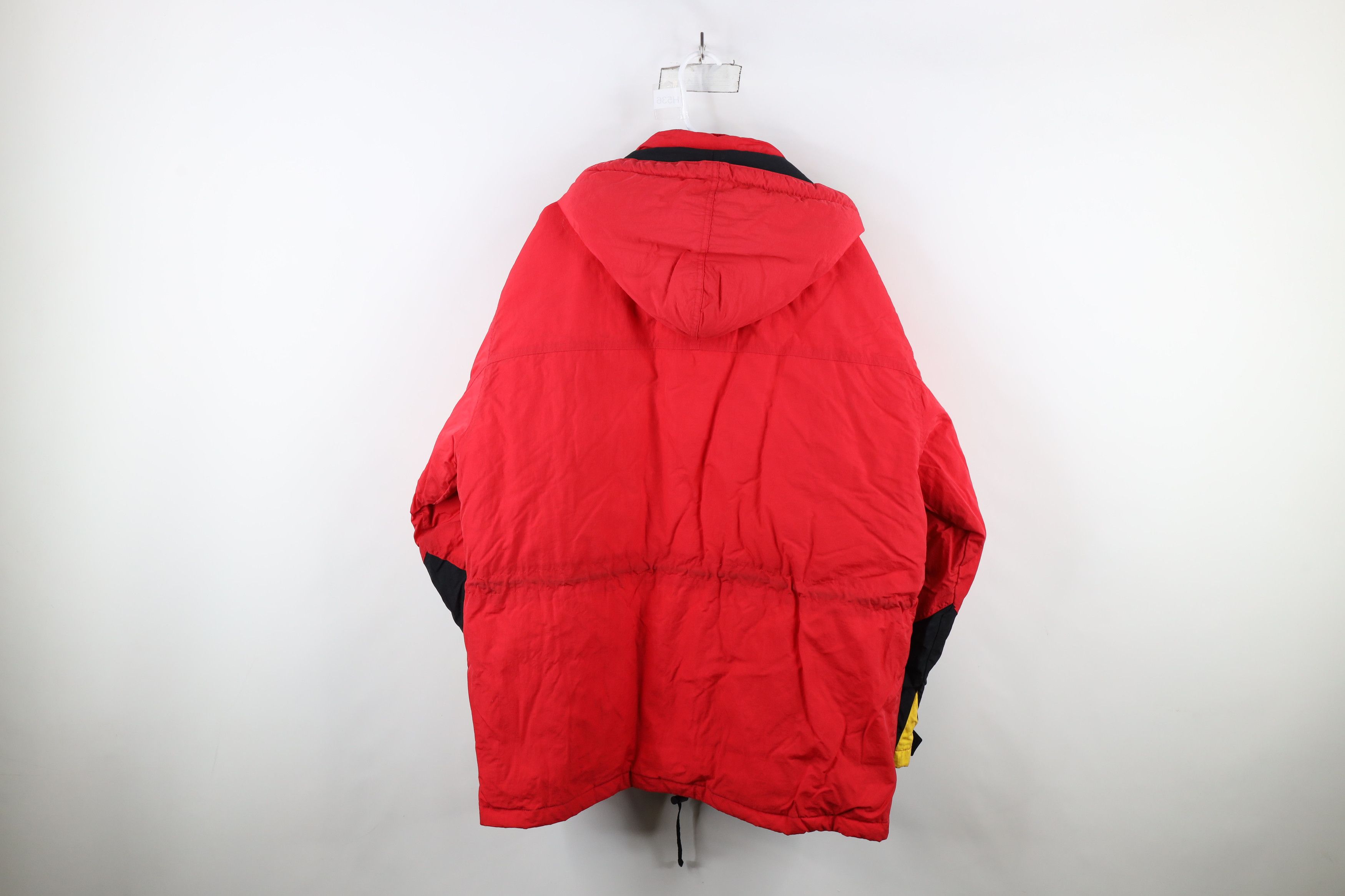 Marlboro × Vintage Vintage 90s Marlboro Duck Down Fill Hooded Puffer Jacket Red Size US XL / EU 56 / 4 - 13 Thumbnail