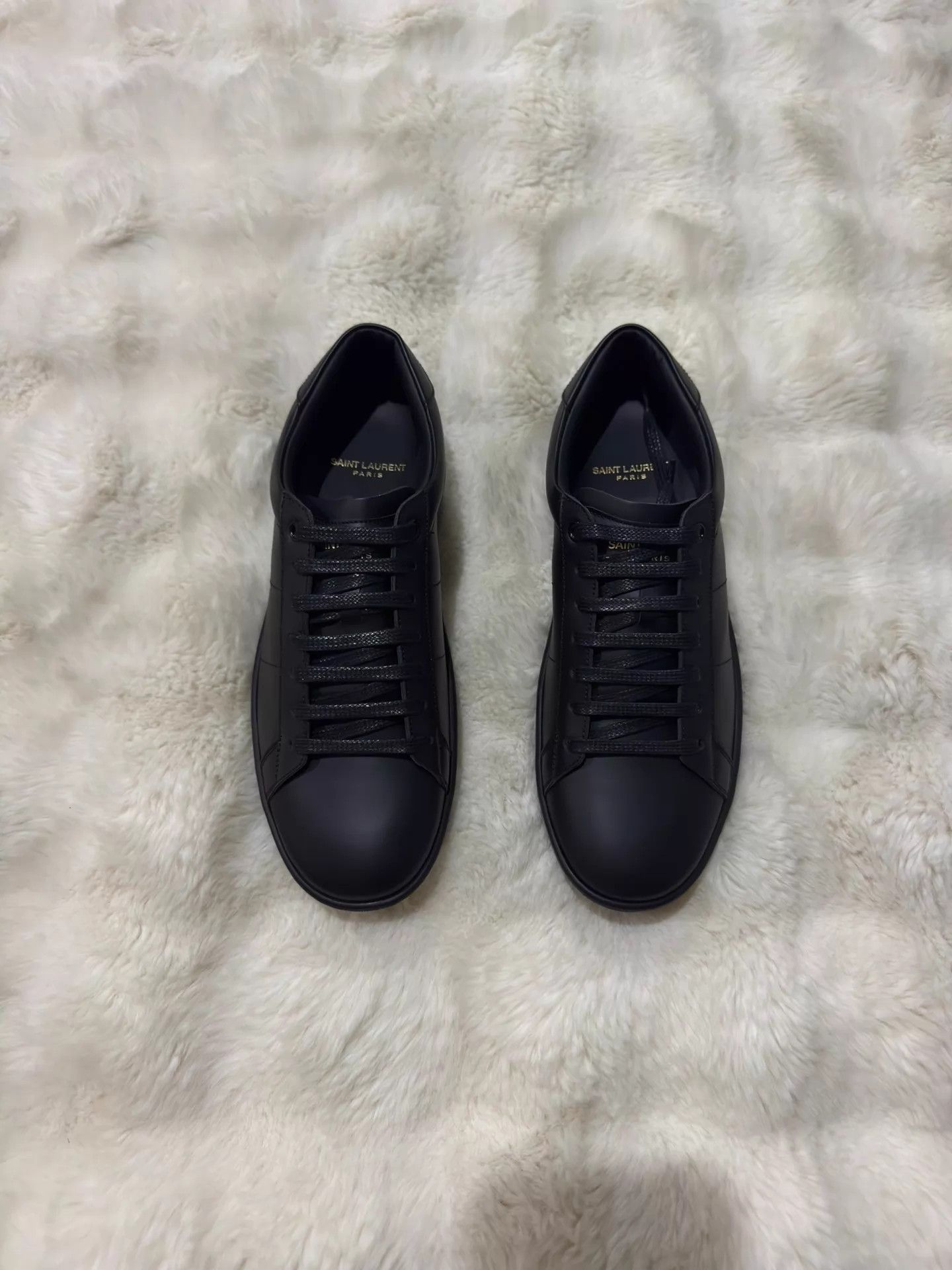 Saint Laurent Paris Saint Laurent YSL SL01 Black & Gold Sneaker 41 New with Box Size US 8 / EU 41 - 1 Thumbnail