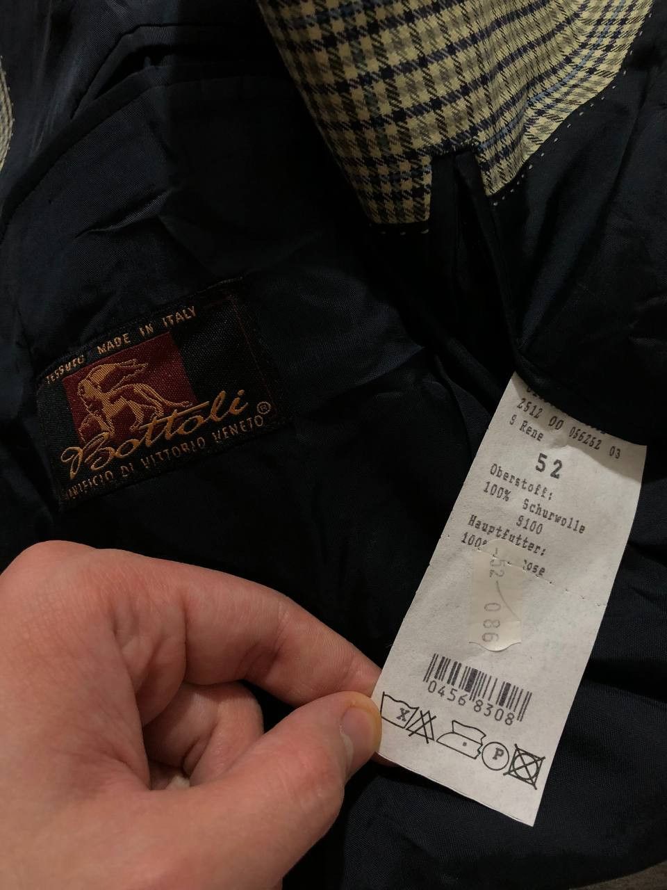 Other Bottoli Italy Blazer Wool Jacket size 52 Size 52R - 8 Thumbnail