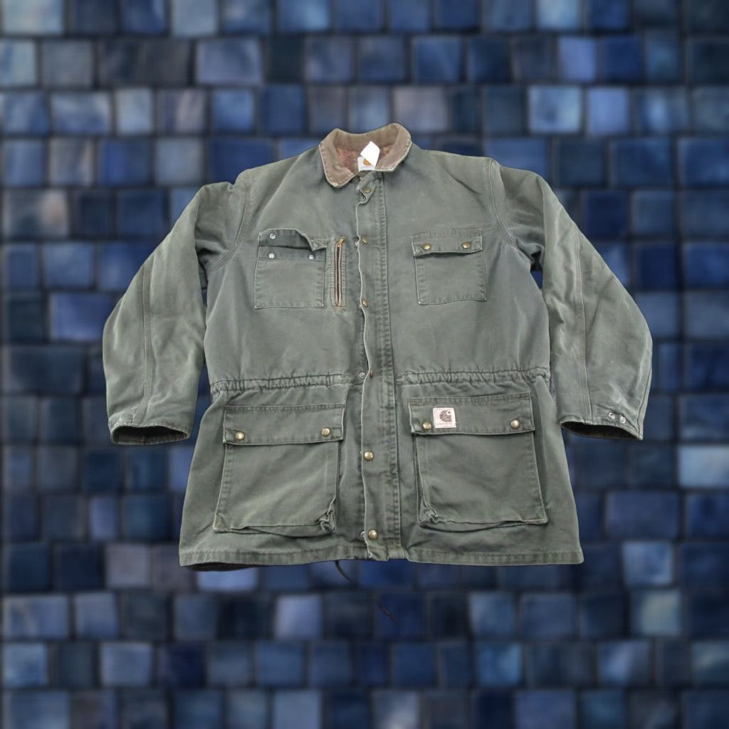 Carhartt VINTAGE Carhartt Coat Chore Barn USA Union Made XL Tall Blanket Lined Jacket/Coat Size US XL / EU 56 / 4 - 1 Thumbnail