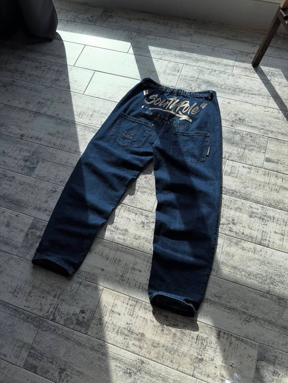 Southpole Southpole baggy big logo denim jeans Size US 34 / EU 50 - 4 Thumbnail