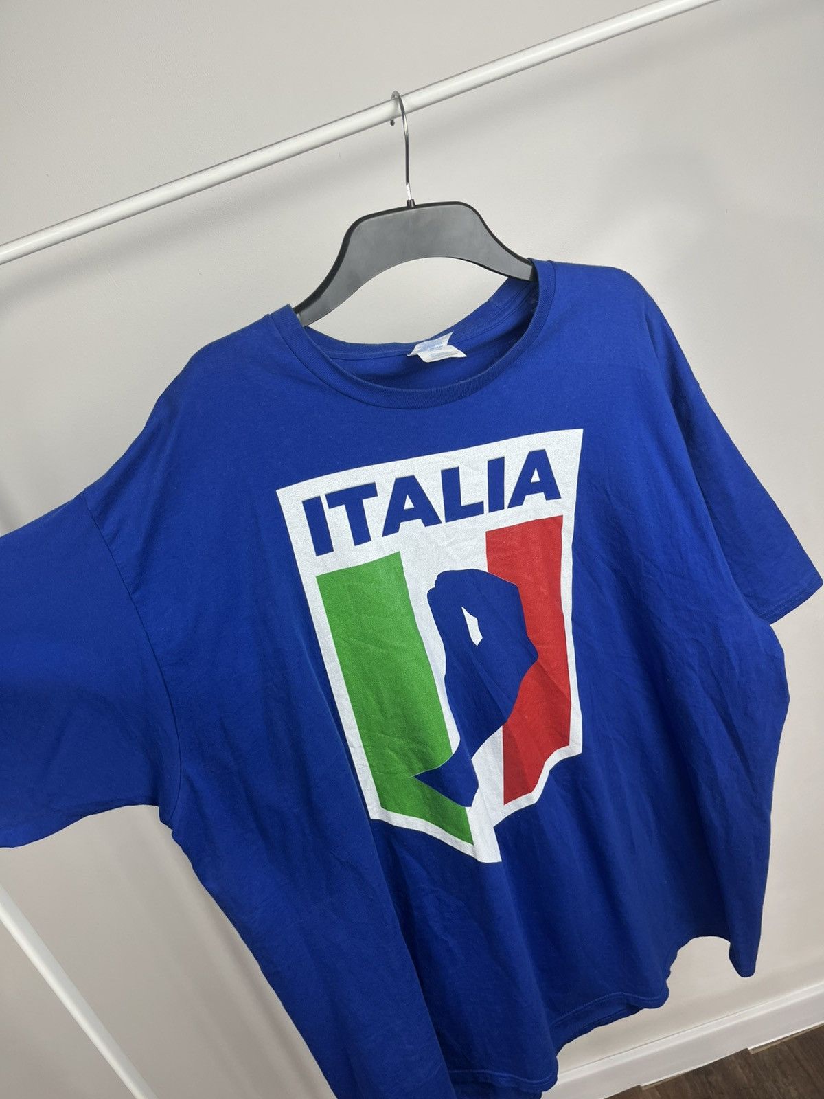 Other Italia Flag Graphic T-Shirt Blue Port & Company 3XL Size US XXL / EU 58 / 5 - 8 Thumbnail