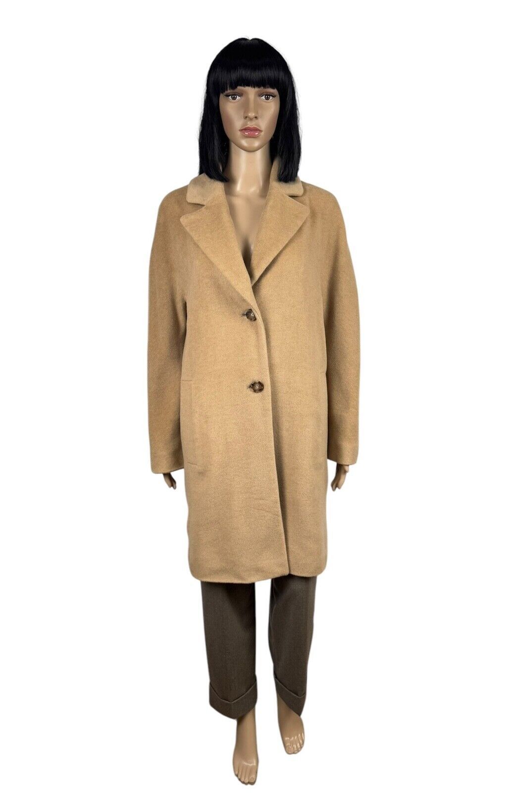 Other Marc Cain Alpaca Wool Camel Coat size 1 Size S / US 4 / IT 40 - 2 Thumbnail