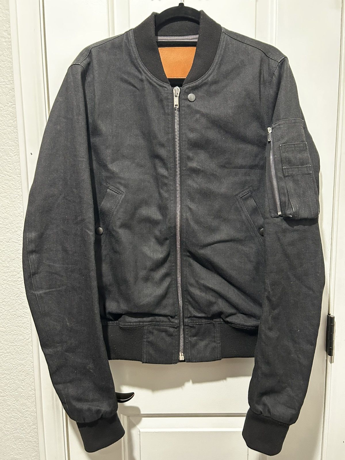 Rick Owens Drkshdw DRKSHDW Rick Owens Denim Flight Bomber Size US M / EU 48-50 / 2 - 1 Thumbnail
