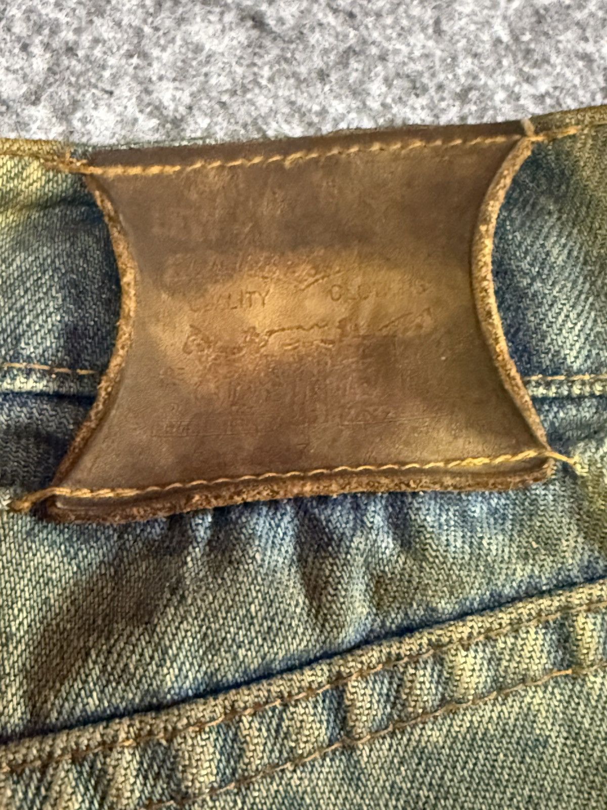 Levi's × Vintage Vintage 90s Levis Orange Tab Muddy Dusty Jeans Size US 28 / EU 44 - 17 Thumbnail