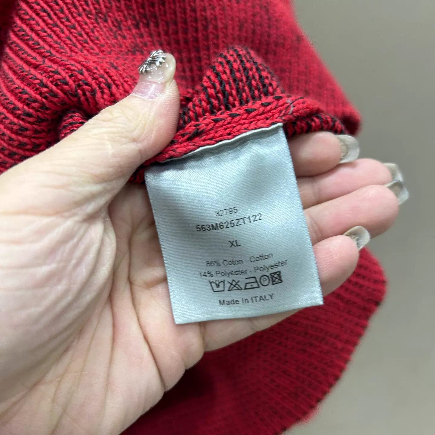 Dior Dior 95 New Red Knit Sweater Size 46 Size US S / EU 44-46 / 1 - 3 Thumbnail