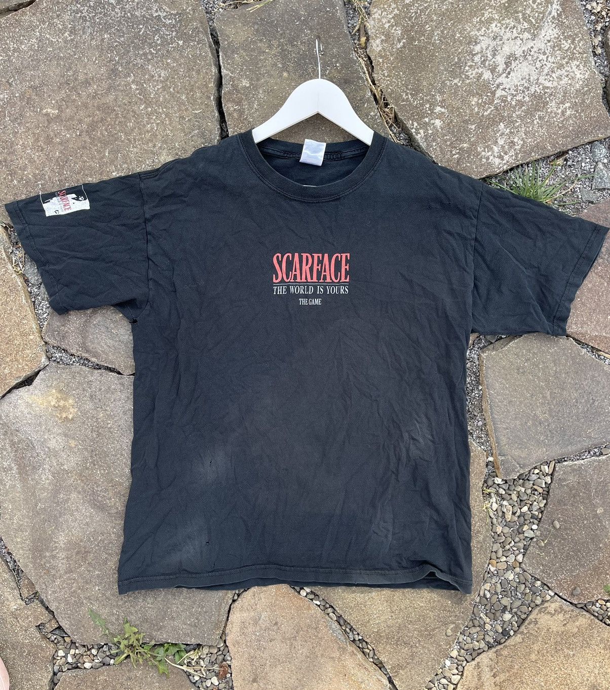 Vintage 90’s Scarface Promo Movie T-shirt vintage be Tony Montana Size US L / EU 52-54 / 3 - 2 Thumbnail