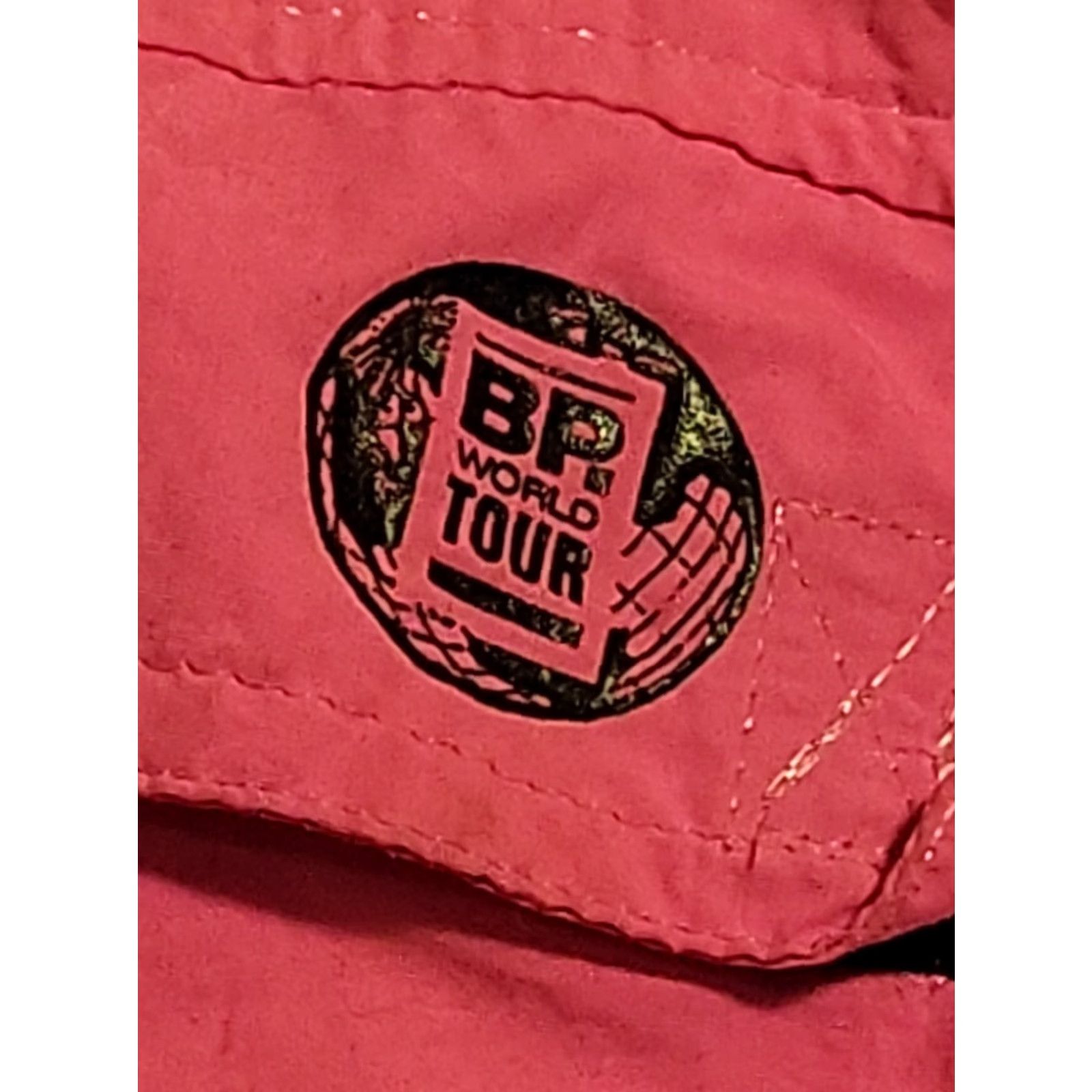 Vintage VINTAGE Brass Plum Windbreaker Pink Nylon Hooded XL 46"x28" Cinch Waist 1990s Womens Size XL / US 12-14 / IT 48-50 - 2 Thumbnail