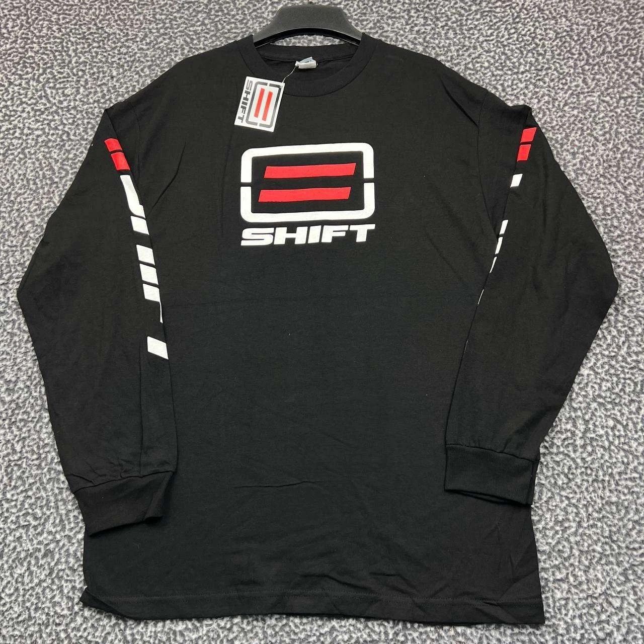 Other Vintage Shift Motocross Motorcycle Racing Shirt Men L Cotton Size US L / EU 52-54 / 3 - 1 Thumbnail
