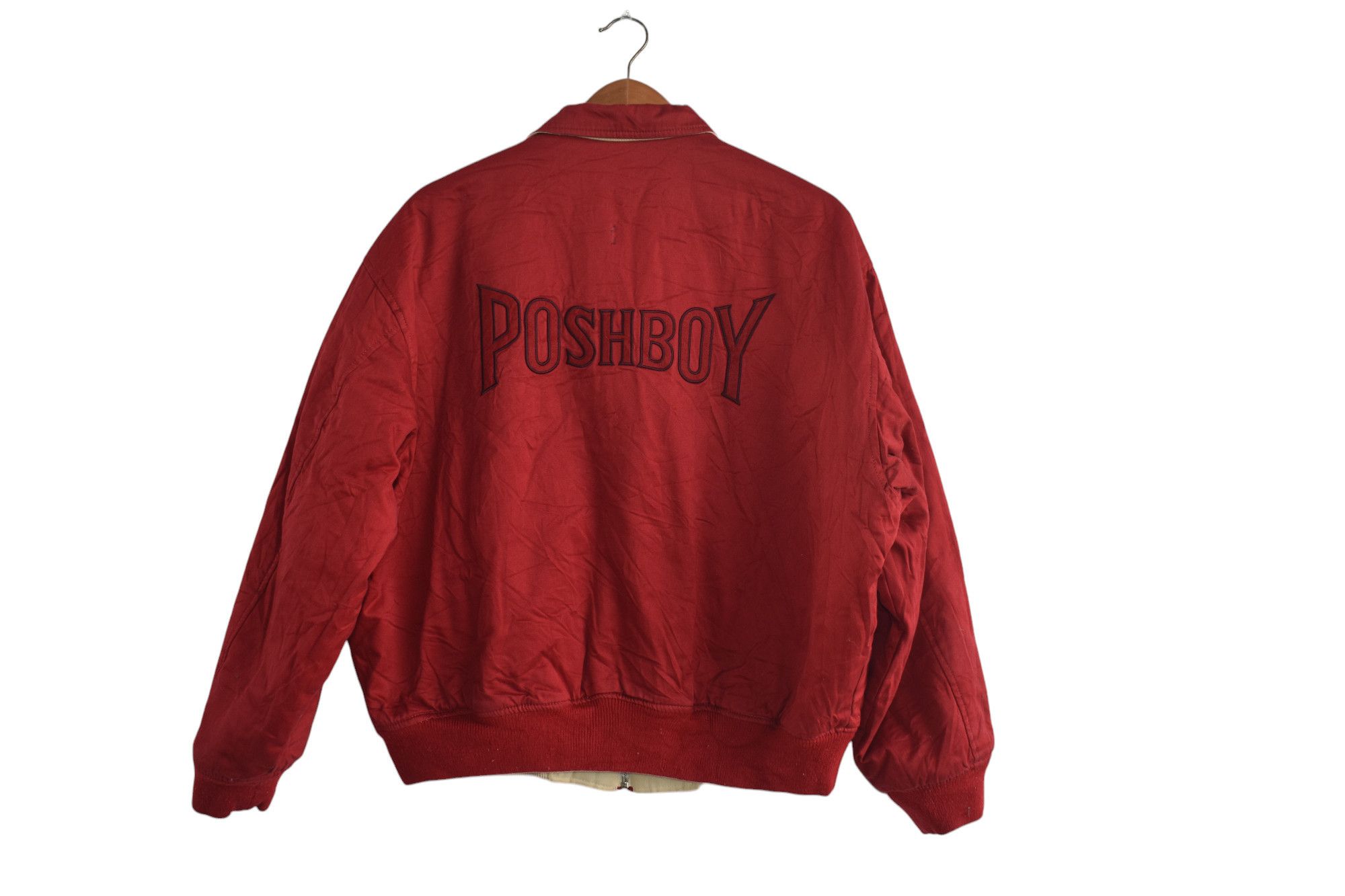 Japanese Brand × Vintage Vintage 80's Posh Boy Reversible Bombers Jacket XL Size US XL / EU 56 / 4 - 1 Thumbnail