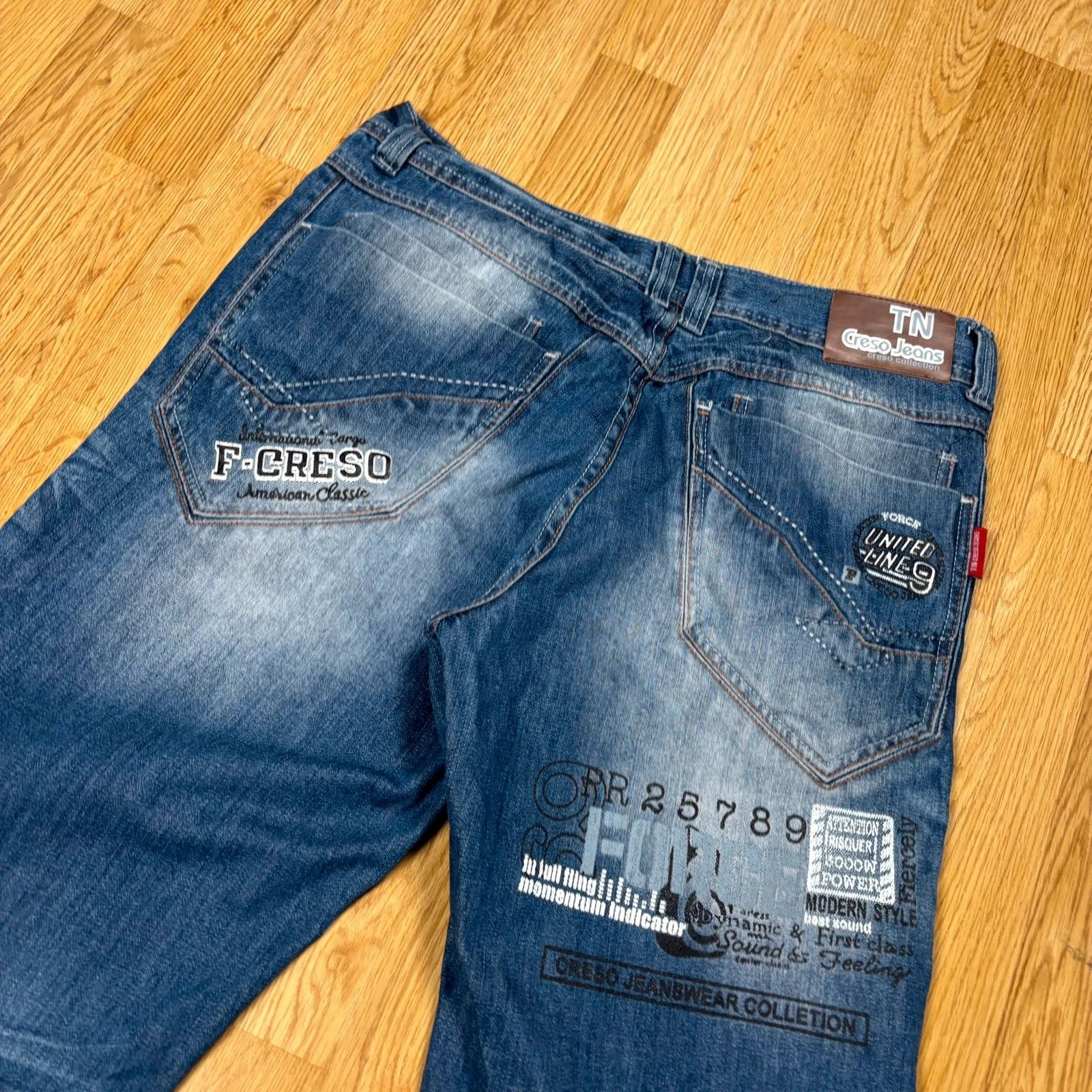Japanese Brand Creso Jeans Y2K Denim Size US 35 - 6 Thumbnail