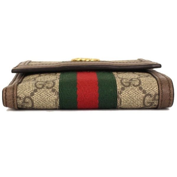 Gucci W Hook Wallet Ophdia Black GG Supreme Wallet Shri