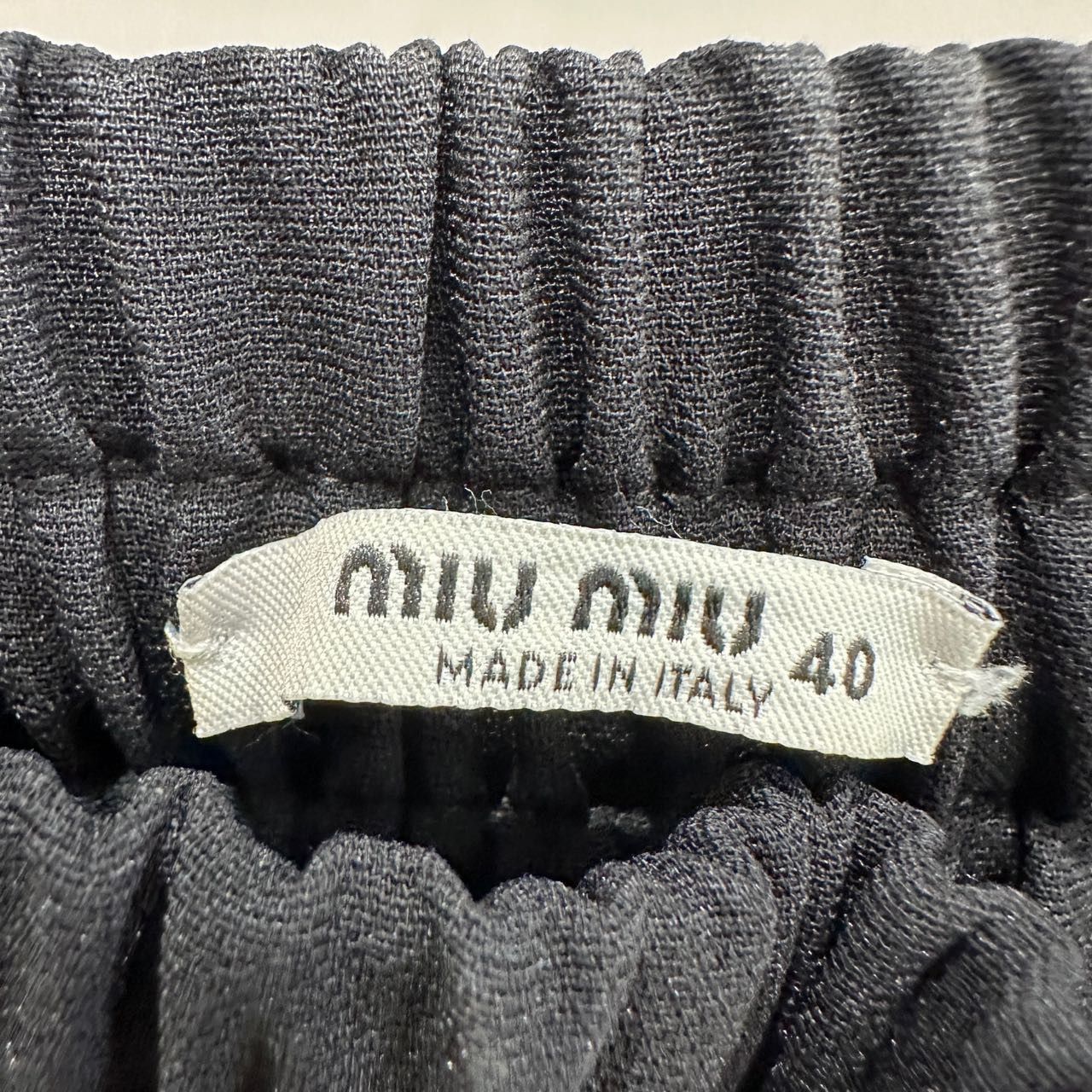 Miu Miu Miu Miu Black Casual Pants K26WX Size 27" / US 4 / IT 40 - 5 Thumbnail