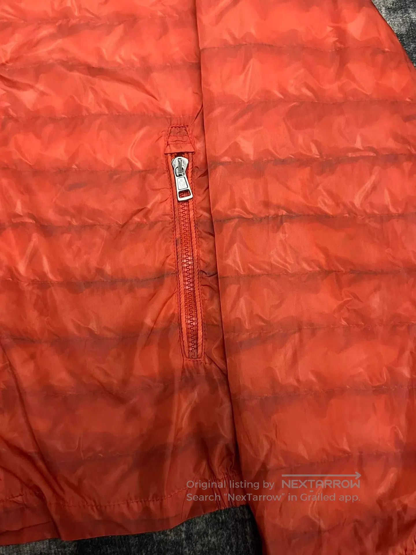 Moncler Orange Hooded Lightweight Jacket - Size L. Size US L / EU 52-54 / 3 - 7 Thumbnail