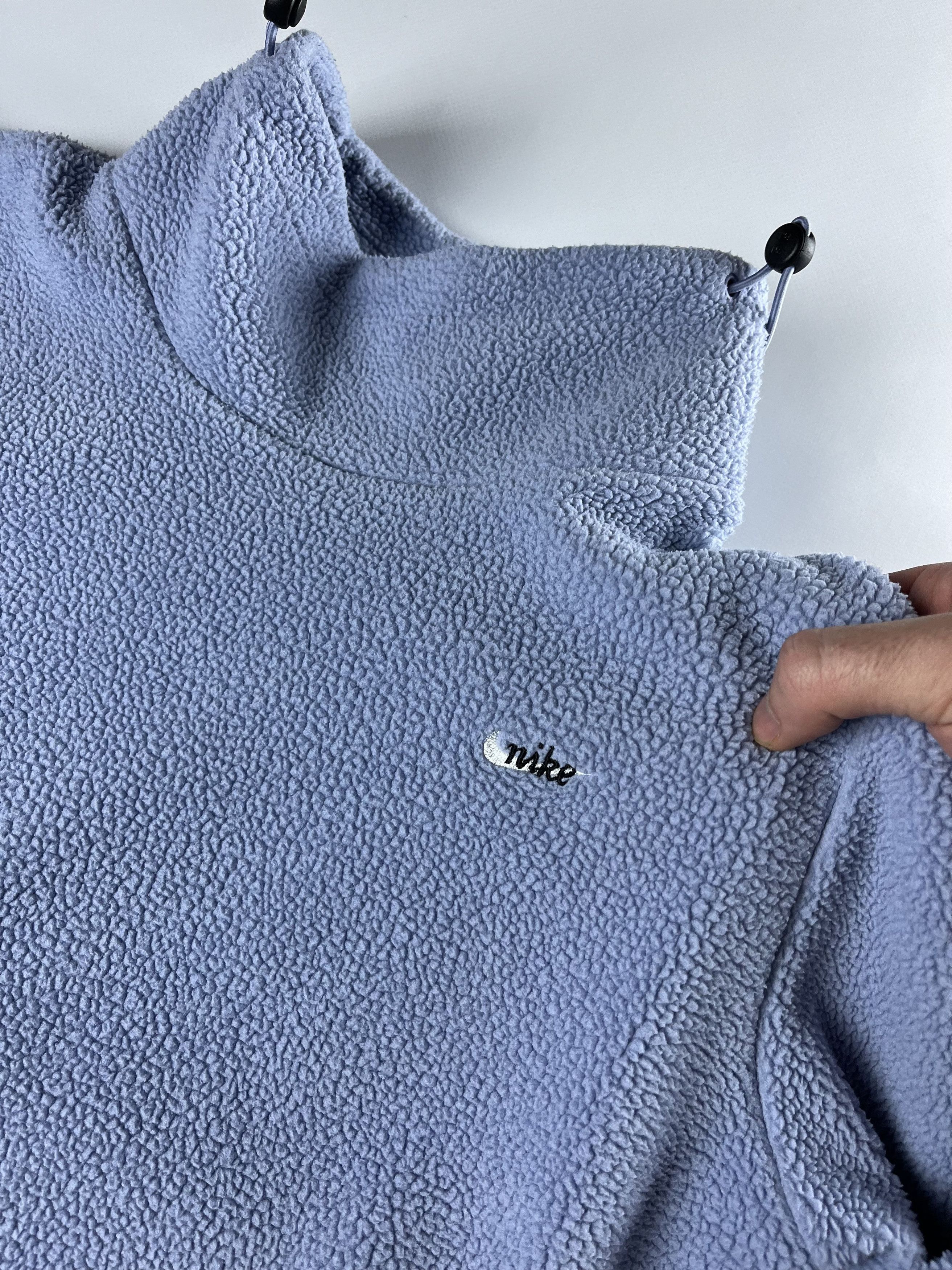 Nike × Vintage Nike Womens Fleece Pullover Jacket Size L / US 10 / IT 46 - 2 Thumbnail