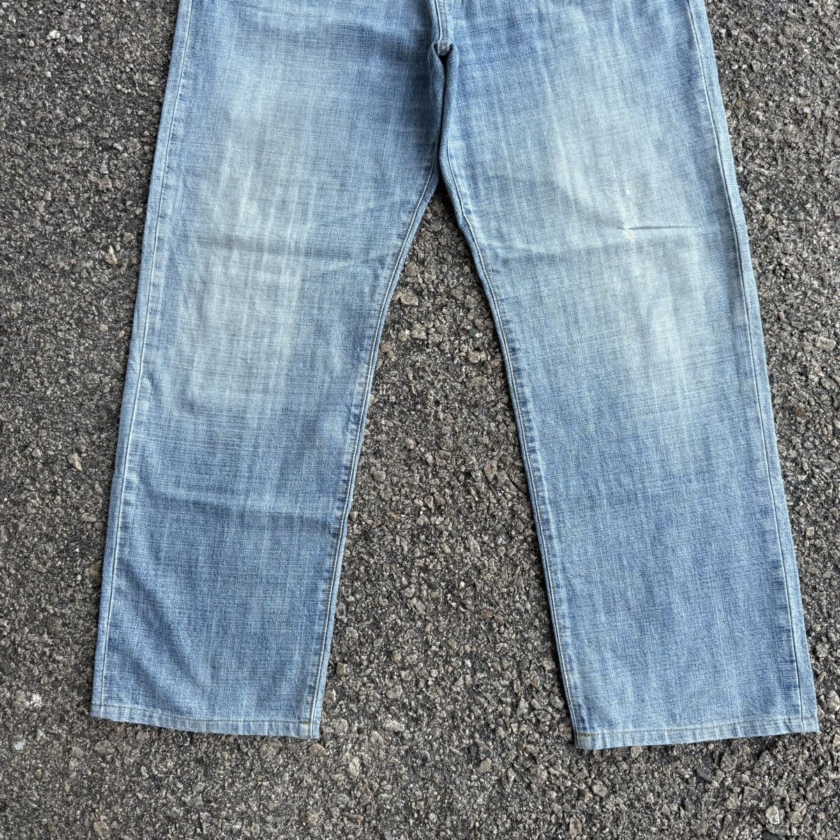 Japanese Brand VINTAGE JAPANESE STRAIGHT FADED JEAN DENIM PANTS Size US 37 - 5 Thumbnail
