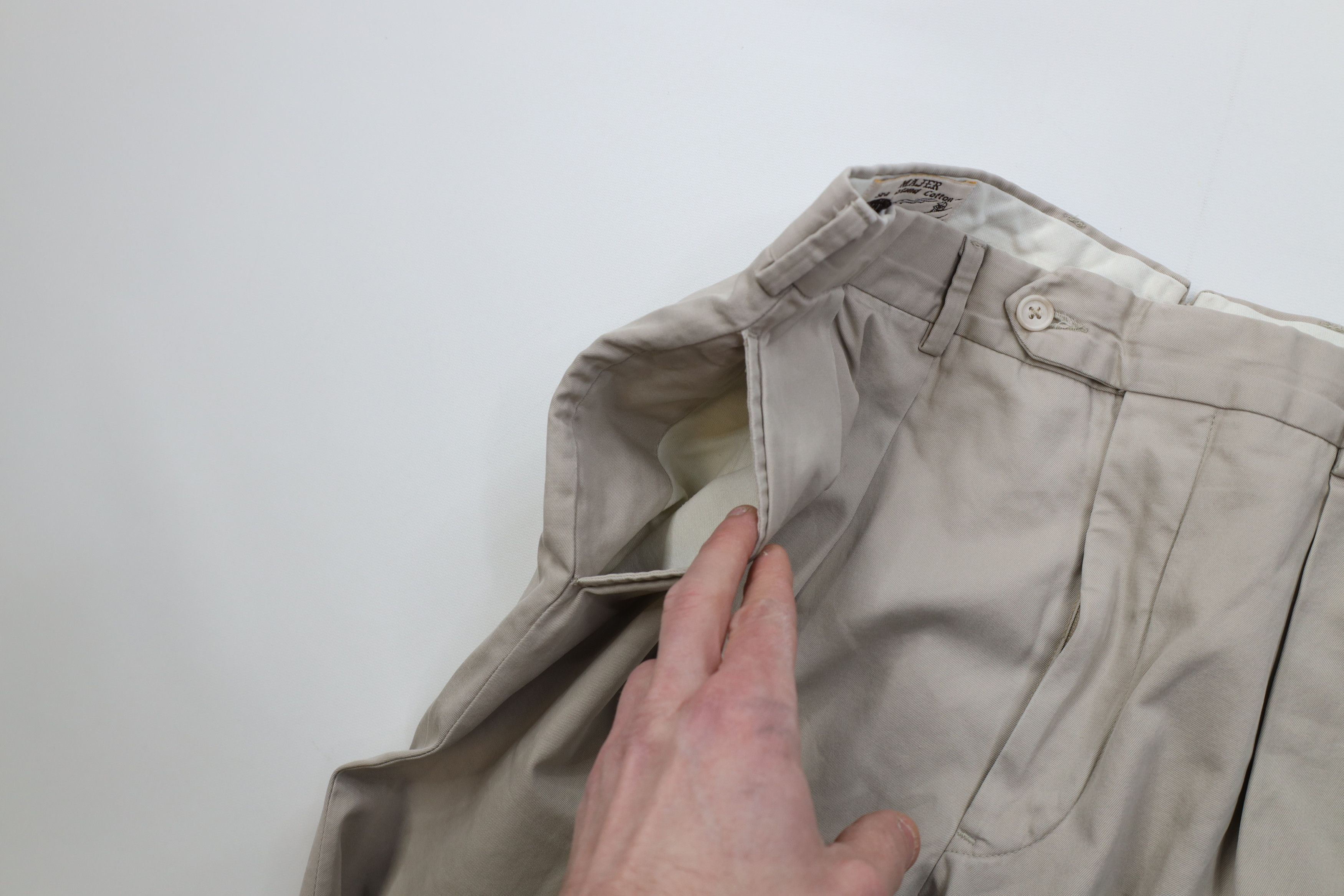 Vintage Vintage 70s Streetwear Sea Island Cotton Chino Pants USA Size US 32 / EU 48 - 9 Thumbnail