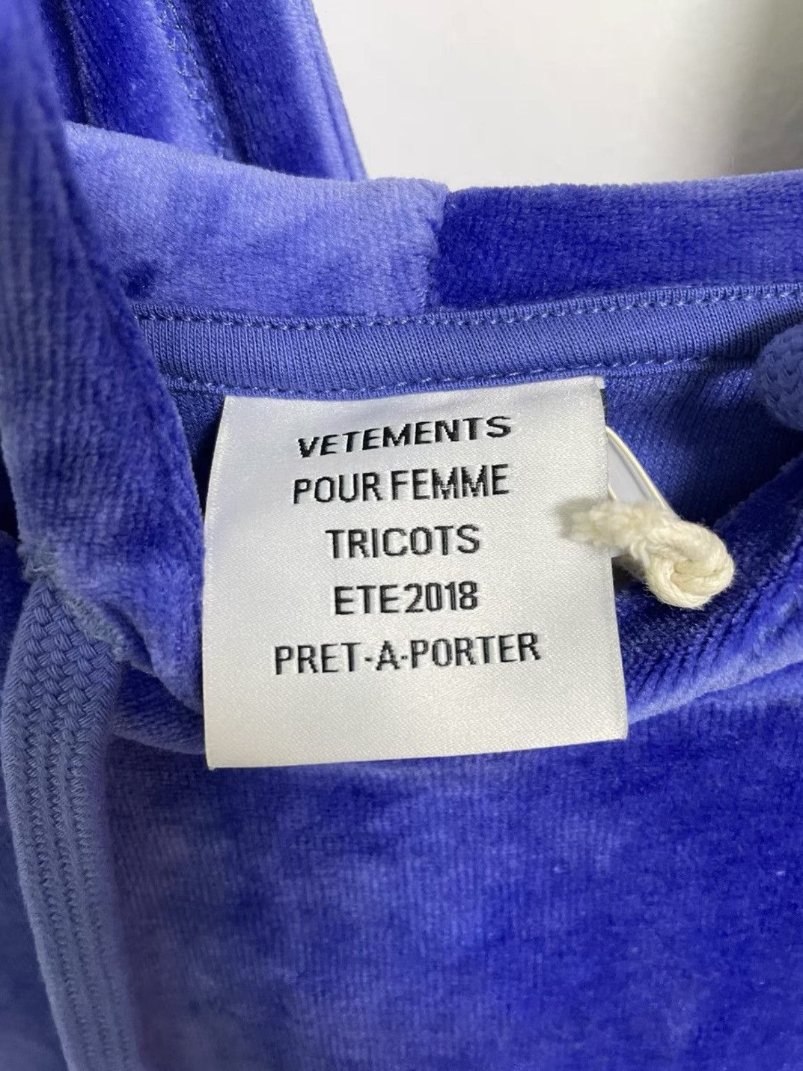 Vetements Vetements blue diamond hoodie Size US XXS / EU 40 - 4 Thumbnail