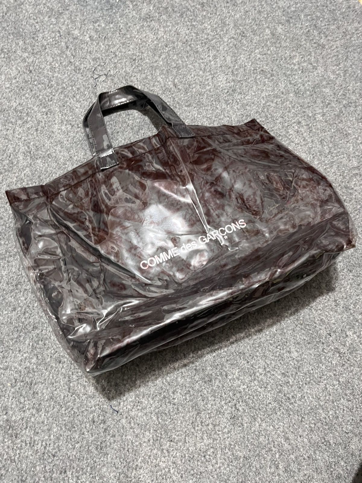 Comme des Garcons × Japanese Brand Comme des Garcons Tote Bag Kraft Paper PVC Size ONE SIZE - 25 Thumbnail