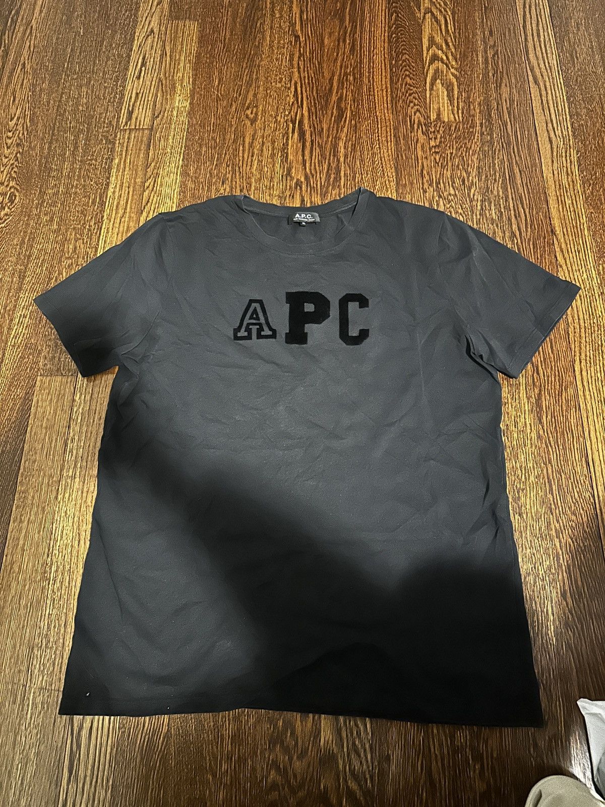 A.P.C. APC Logo T Shirt Size US XL / EU 56 / 4 - 1 Thumbnail