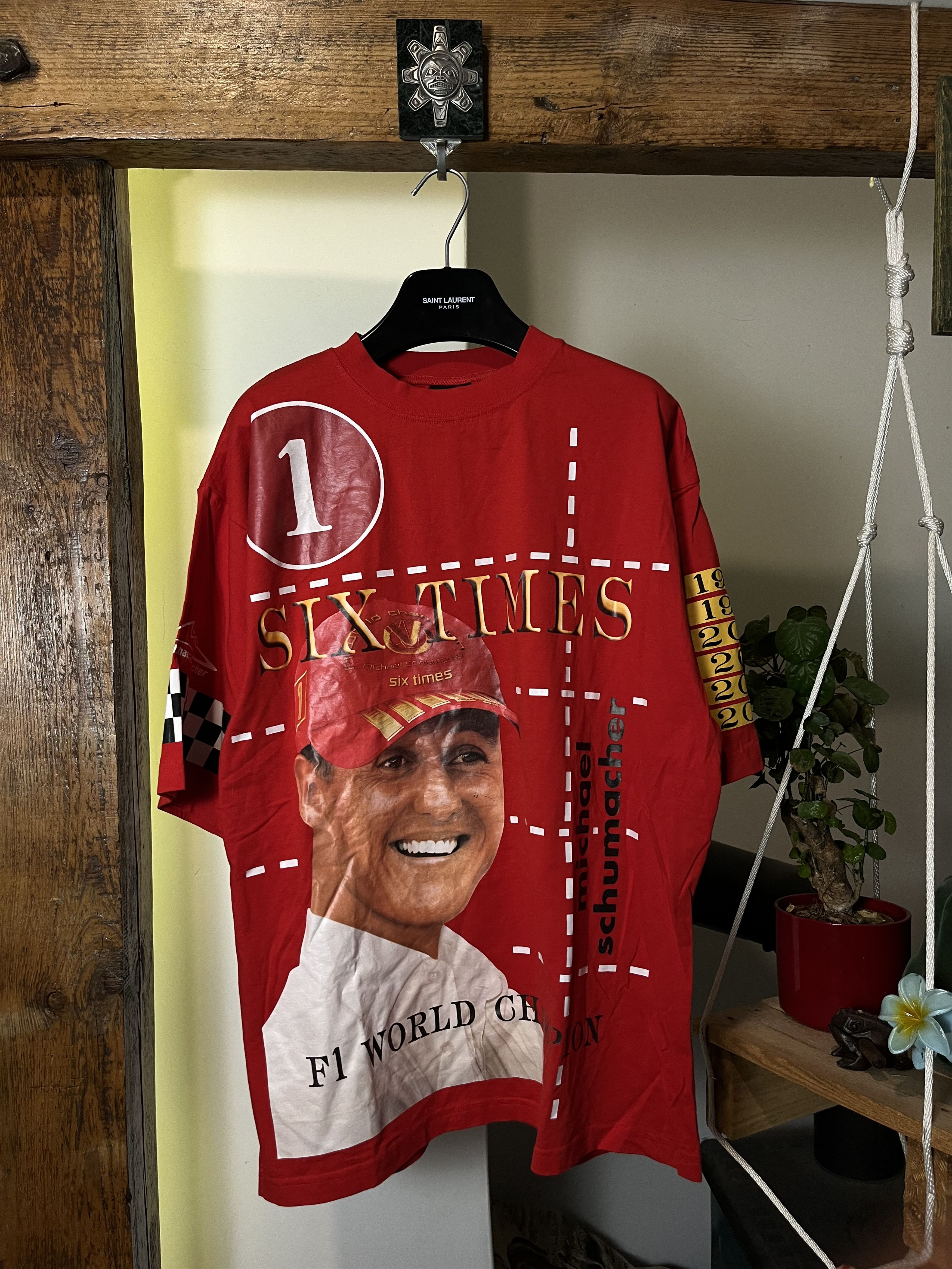 Ferrari × Vintage Vintage Michael Schumacher F1 World Champion Ferrari Size US XXL / EU 58 / 5 - 1 Thumbnail