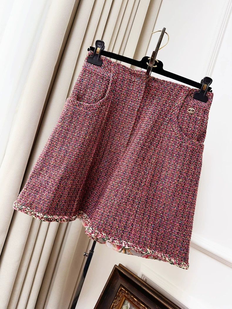 Chanel Chanel 19P Spring and Summer Preview Pink Mixed Color Twee Size 25" / US 0 / IT 36 - 1 Thumbnail