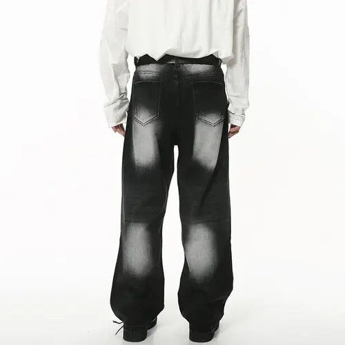 Jean × Vintage Loose wide-leg vintage distressed jeans y2k pants Size US 30 / EU 46 - 2 Thumbnail