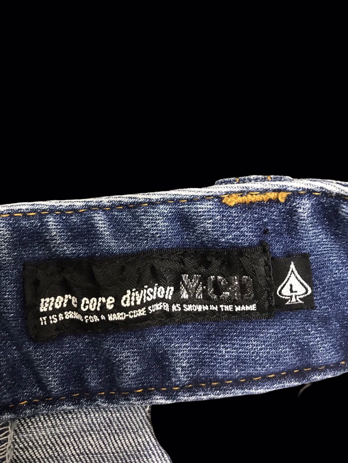 Japanese Brand 💥DENIM ART💥MCD Heavy Distressed Punk Stonewash Denim F142 Size US 33 - 13 Thumbnail
