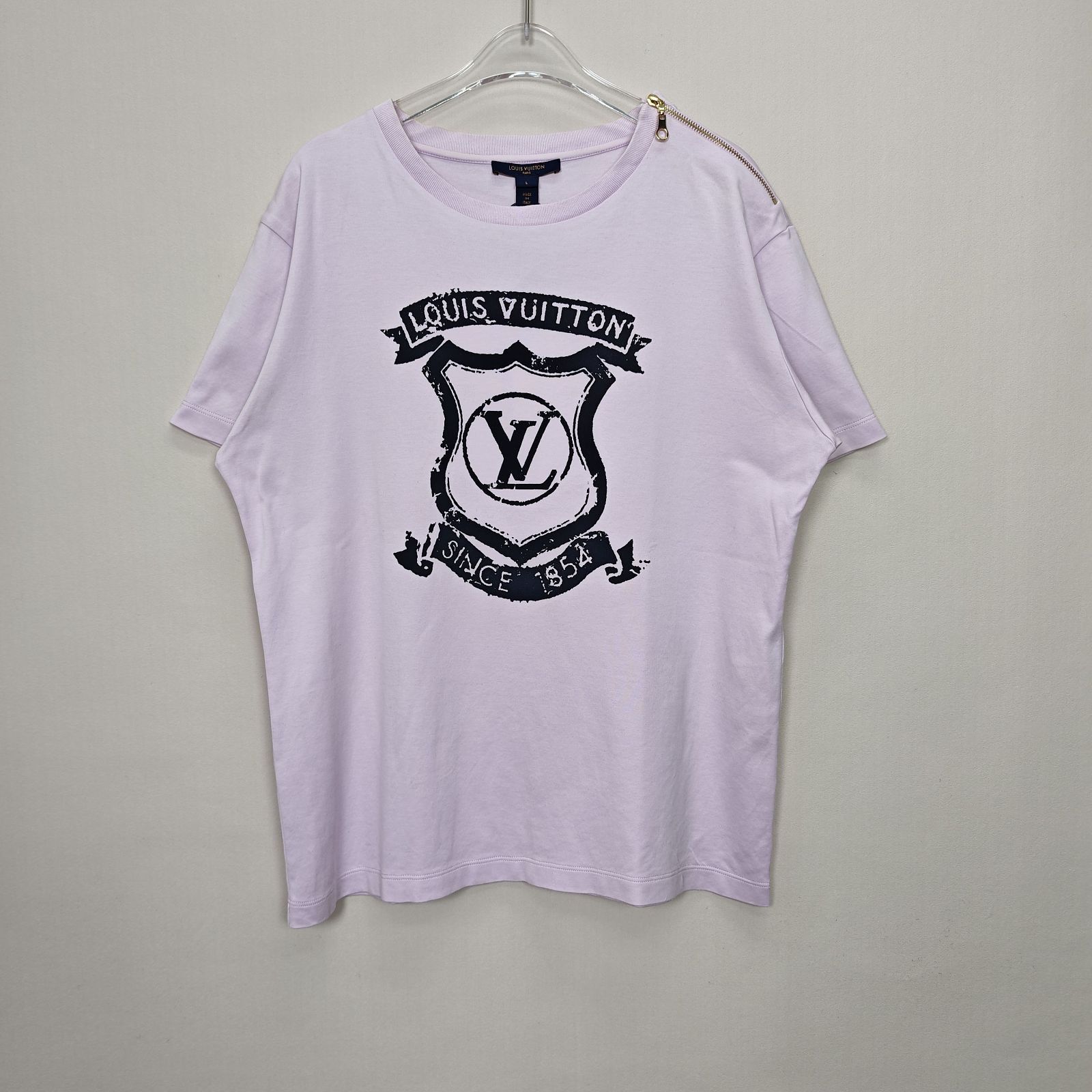 Louis Vuitton Louis Vuitton Logo Graphic T-Shirt Pink Size L Size L / US 10 / IT 46 - 1 Thumbnail