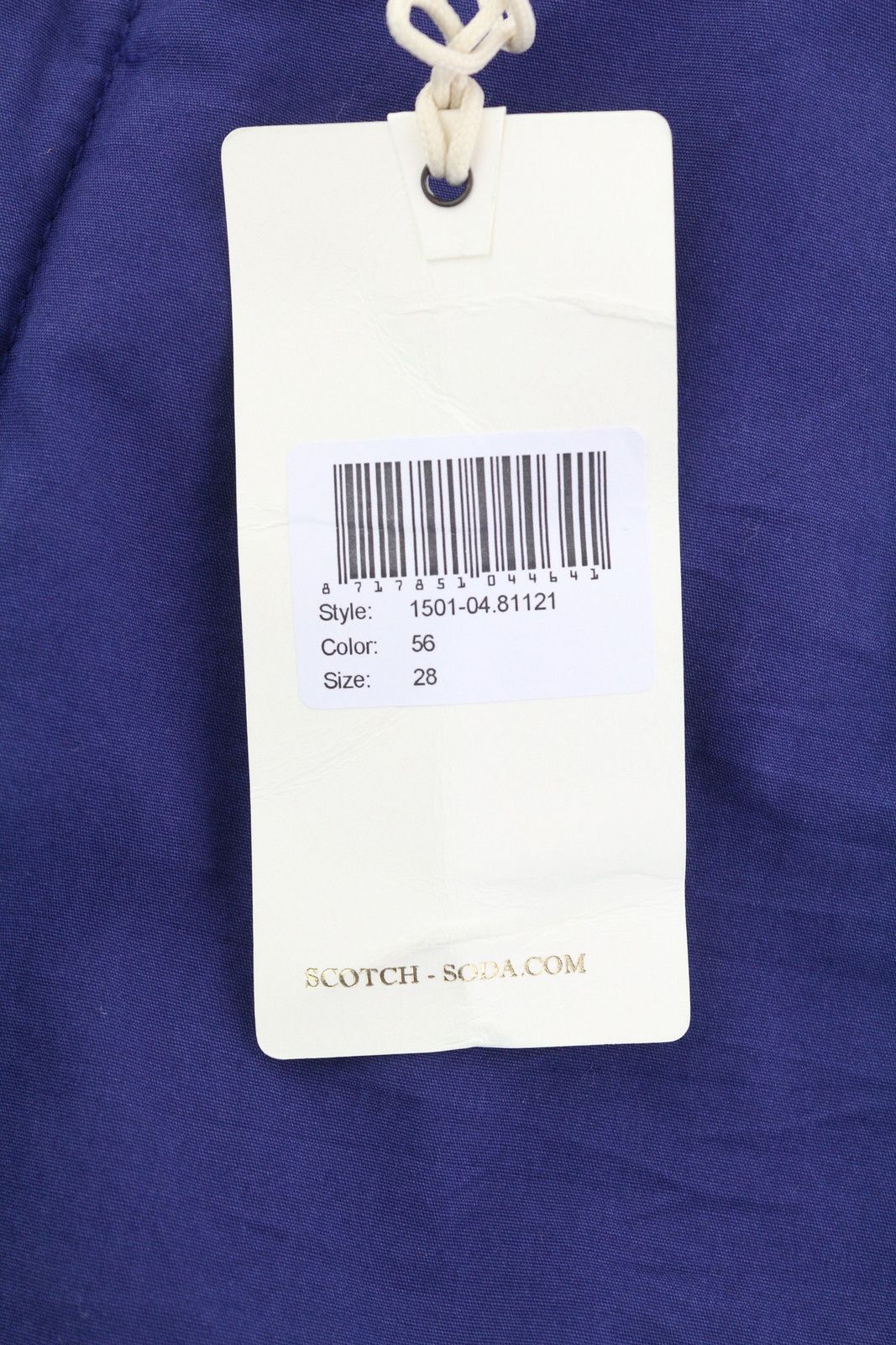 Scotch & Soda W28 Chino Blue Zip Fly 5-Design Pockets Logo 84156 Size US 28 / EU 44 - 8 Thumbnail